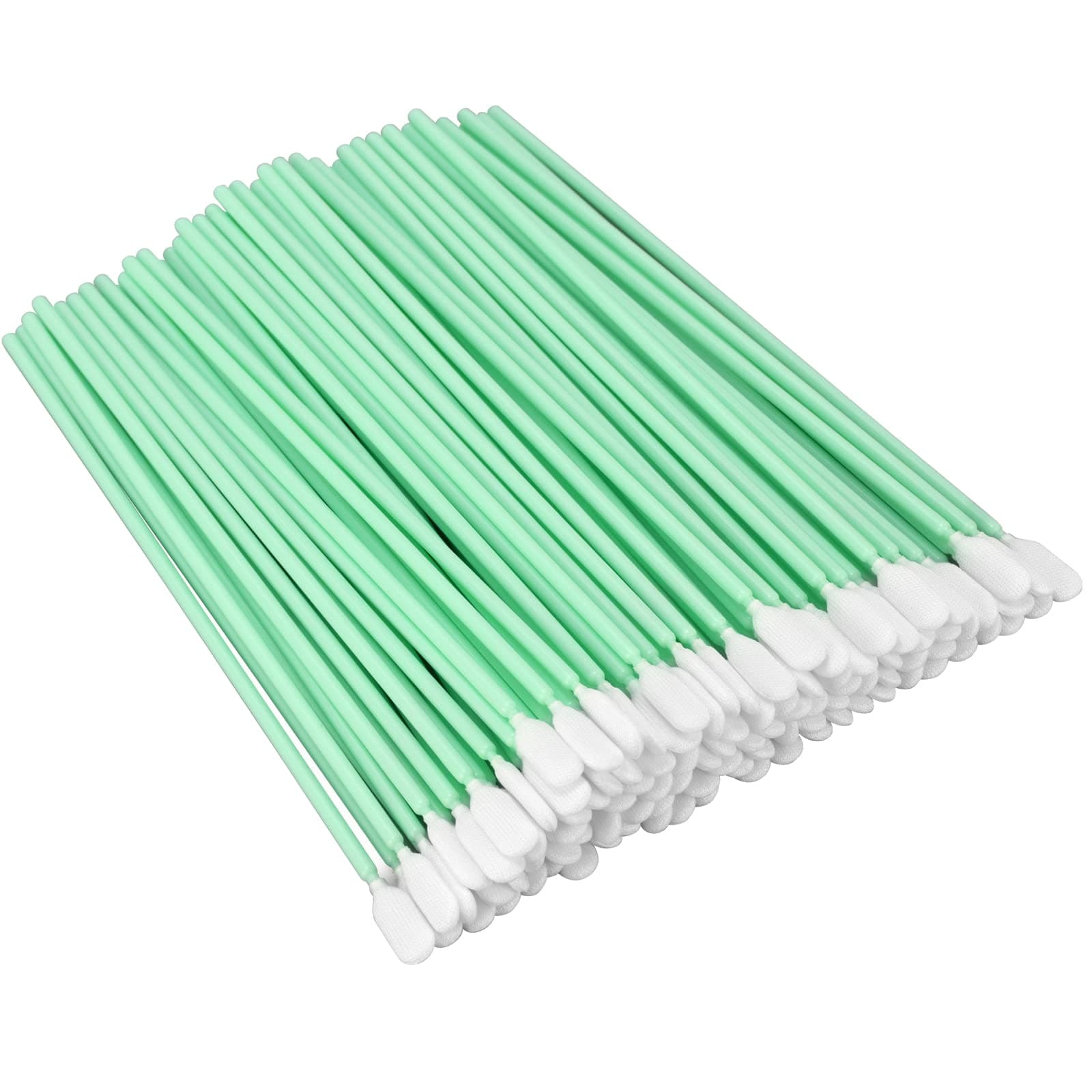 100pc 6.3" Double Layer Polyester Cleaning Swab Sticks for Solvent Format Inkjet Printer Roland Optical Equipment
