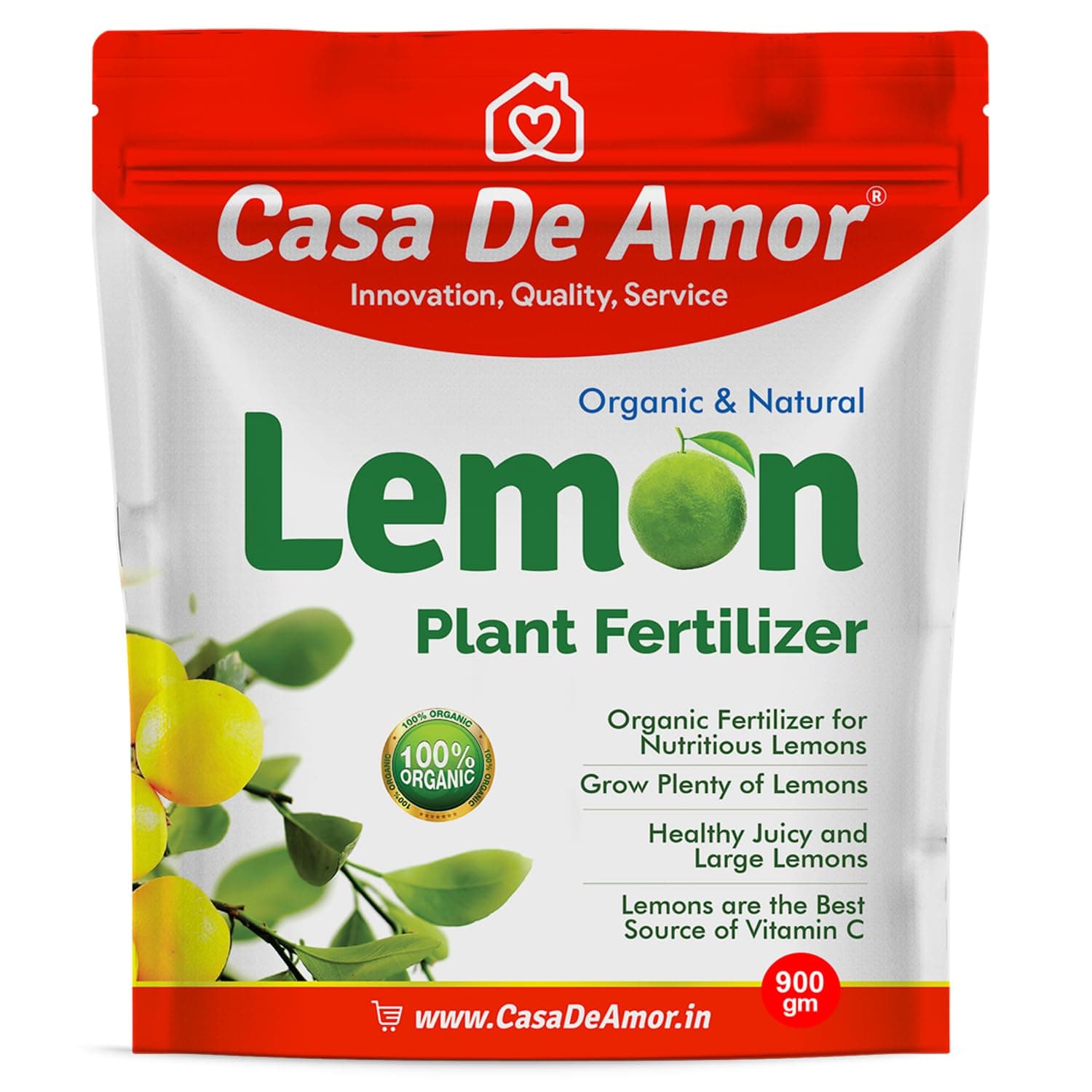 Casa De Amor Lemon Plant Food Powder Natural (900 Gr...