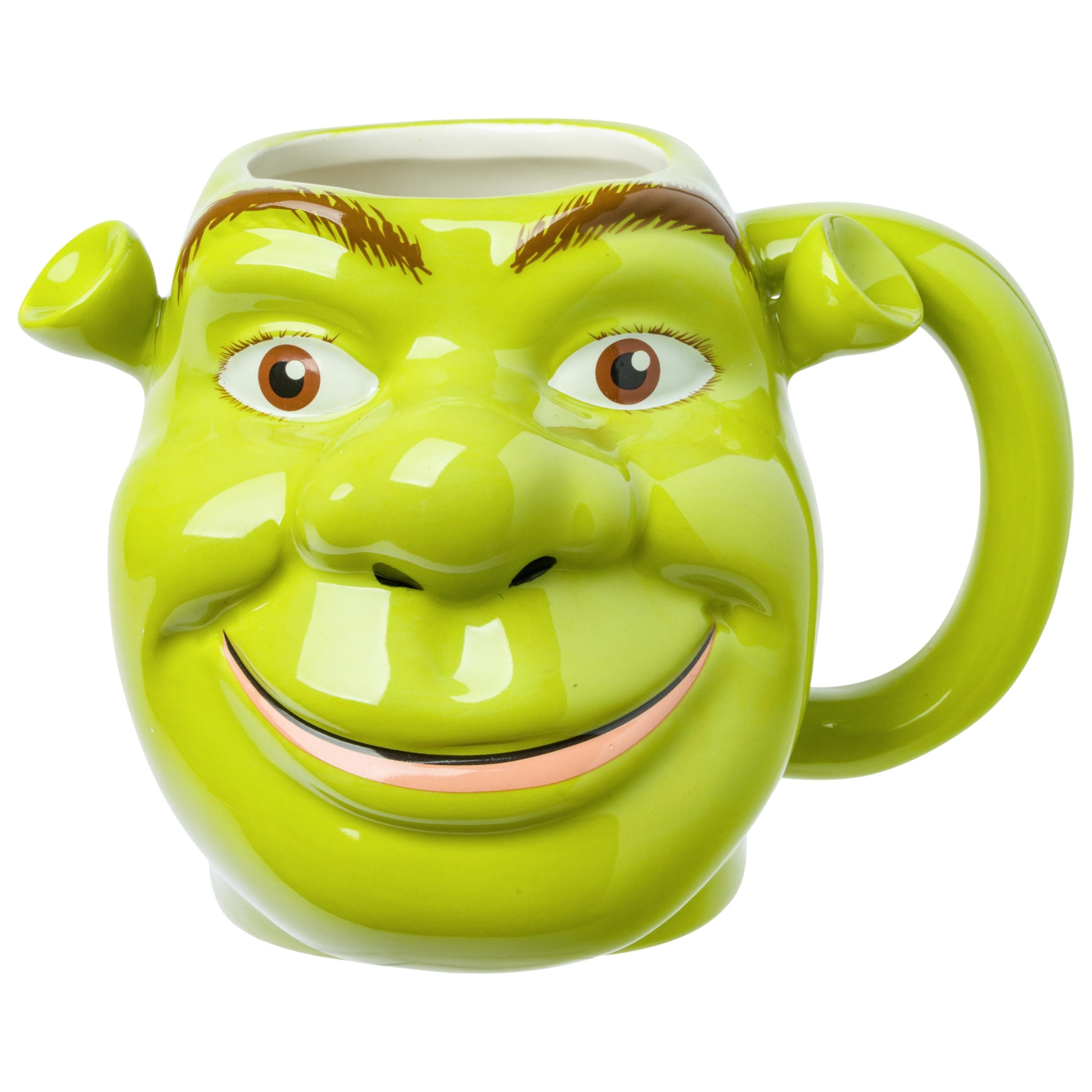 Shrek 3D Sculpted Ceramic Mug, 20 Ounces
