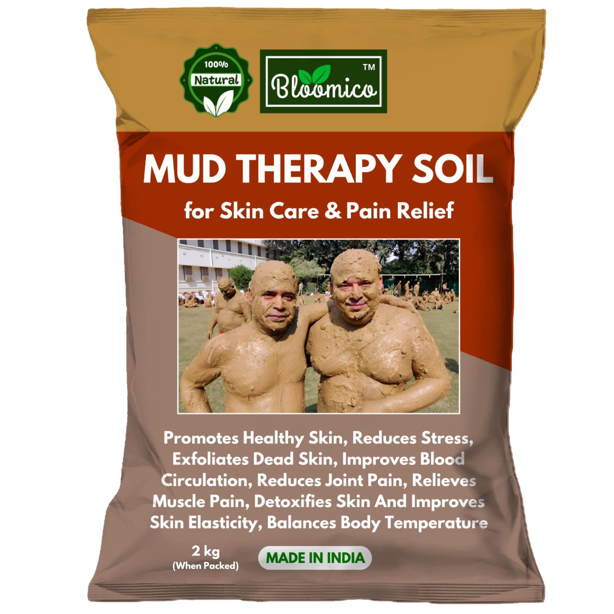 Mud Therapy Sand for Mud Baths & Skin Wellness - 2 kg | Therapeutic Mud for Healing, Relaxation, Rejuvenation & Moisturizing - 2 kg