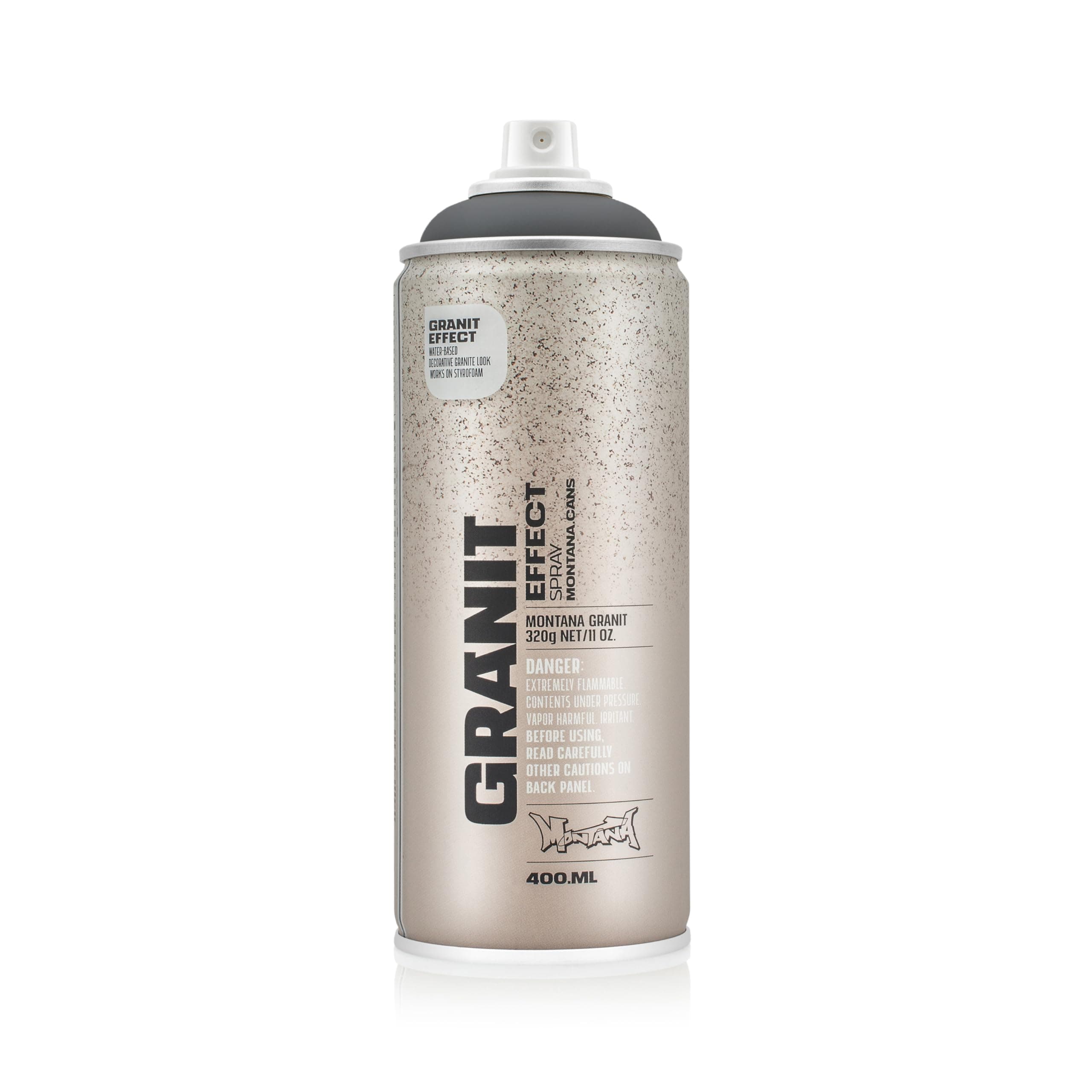 Montana Cans Granit Effect Spray Paint - 400 ML Can - Grey (EG 7050)