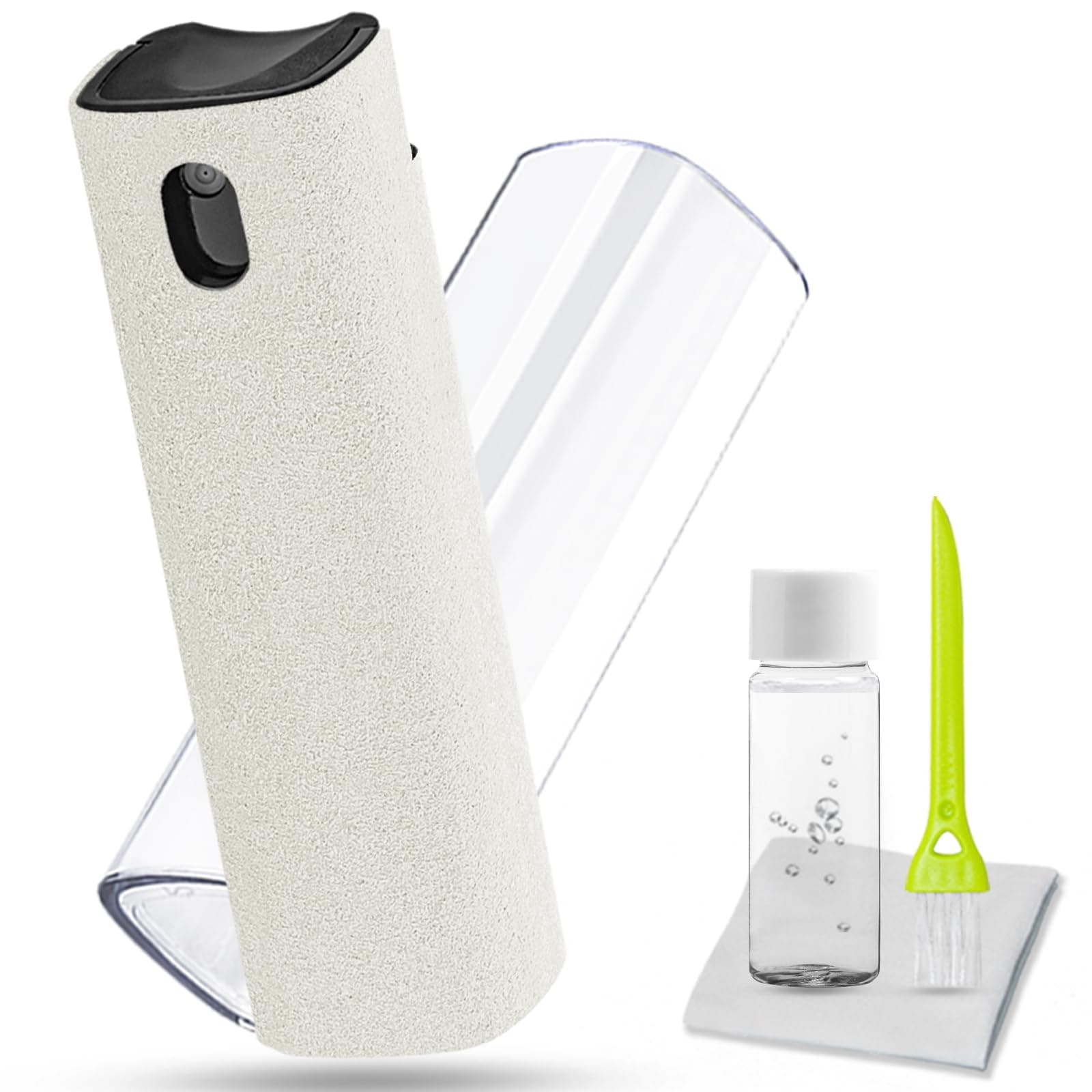 walrfid Car Screen Cleaner Spray, Electronic Touchscreen Mist Cleaning Brush Kit for TV, Laptop, iPad, iPhone, Cellphone, MacBook Pro, Tablet, PC, Computer, Monitor, LCD Screens, Eyeglasses - Cream