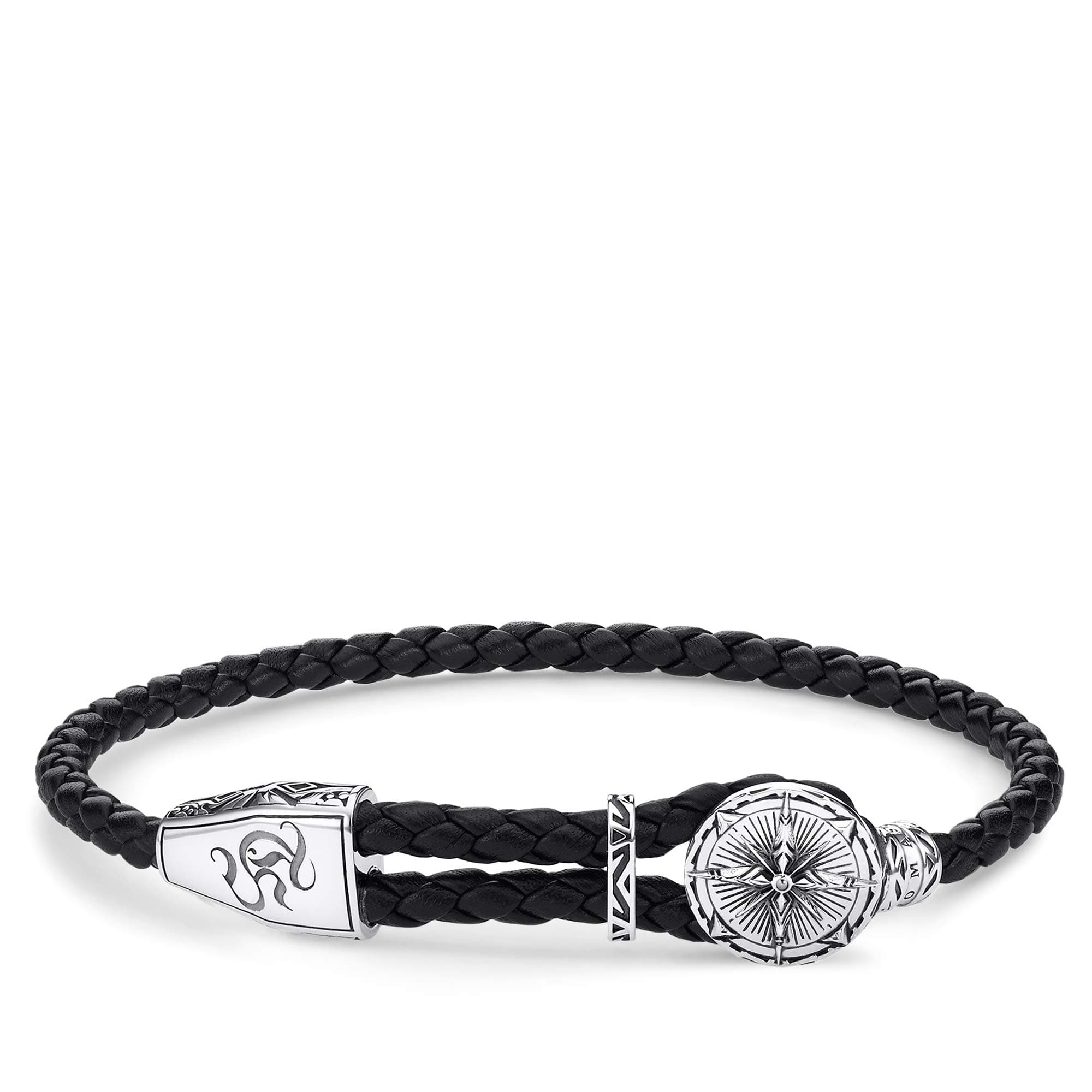 Thomas SaboMen Silver Rope Bracelet
