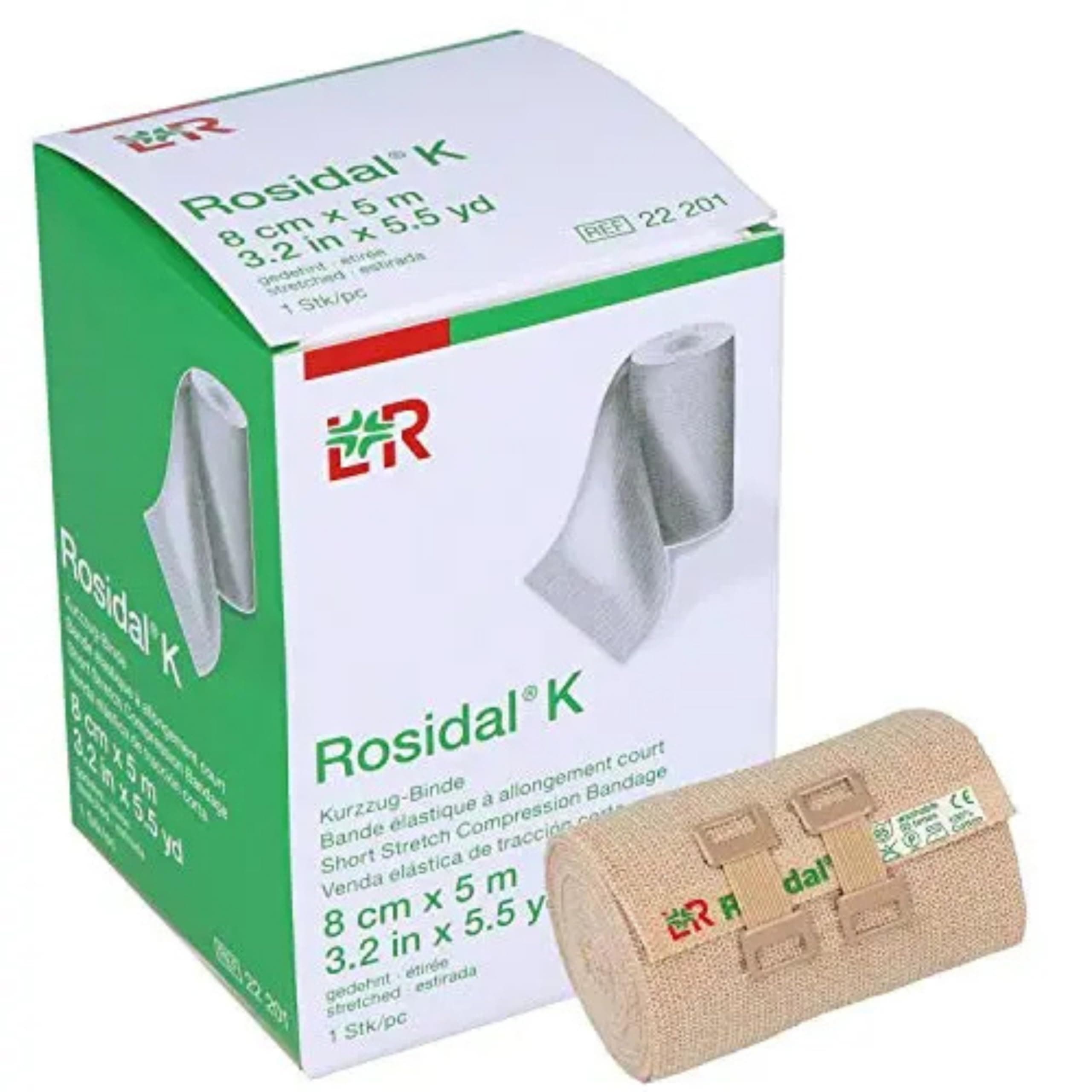 Rosidal K 8cm x 5m Short Stretch Bandage