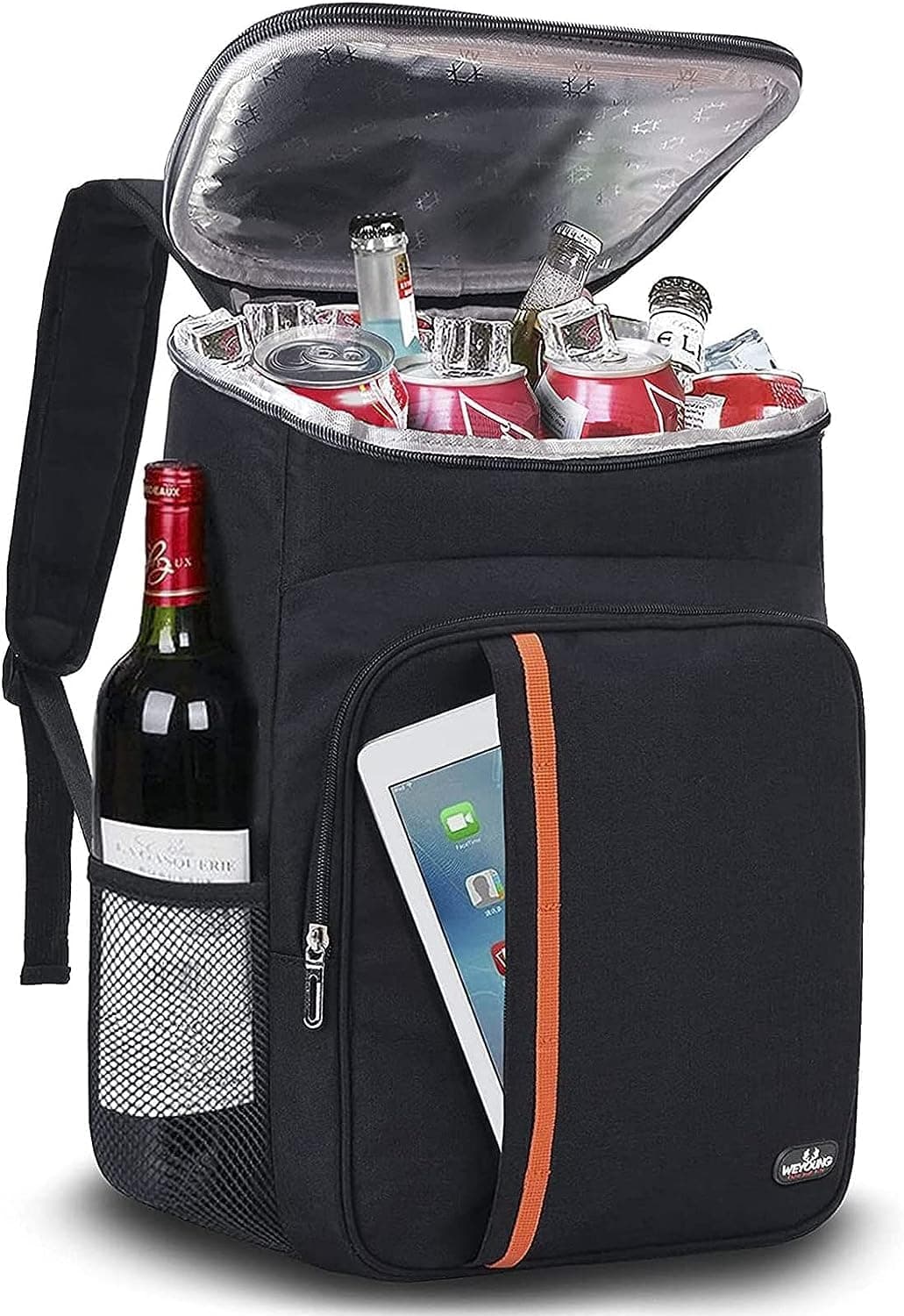 MahMir® Cooler Backpack 25 Cans Large Capacity Insulated Backpack Cooler Lightweight Leak Proof Soft Cooler Bag for Men Women to Picnics, Camping, Hiking, Beach, Park, Trips