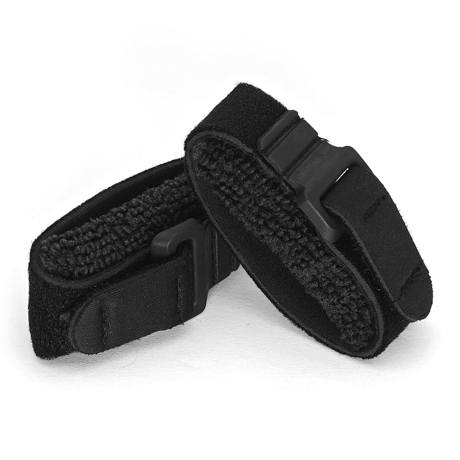 SAPHUE 2PCS Guitar String Mute Damper,Guitar String Cover Tape, Adjustable Bass Mute, Fingerboard Mute Tape, Musical Instrument Accessories(Black)