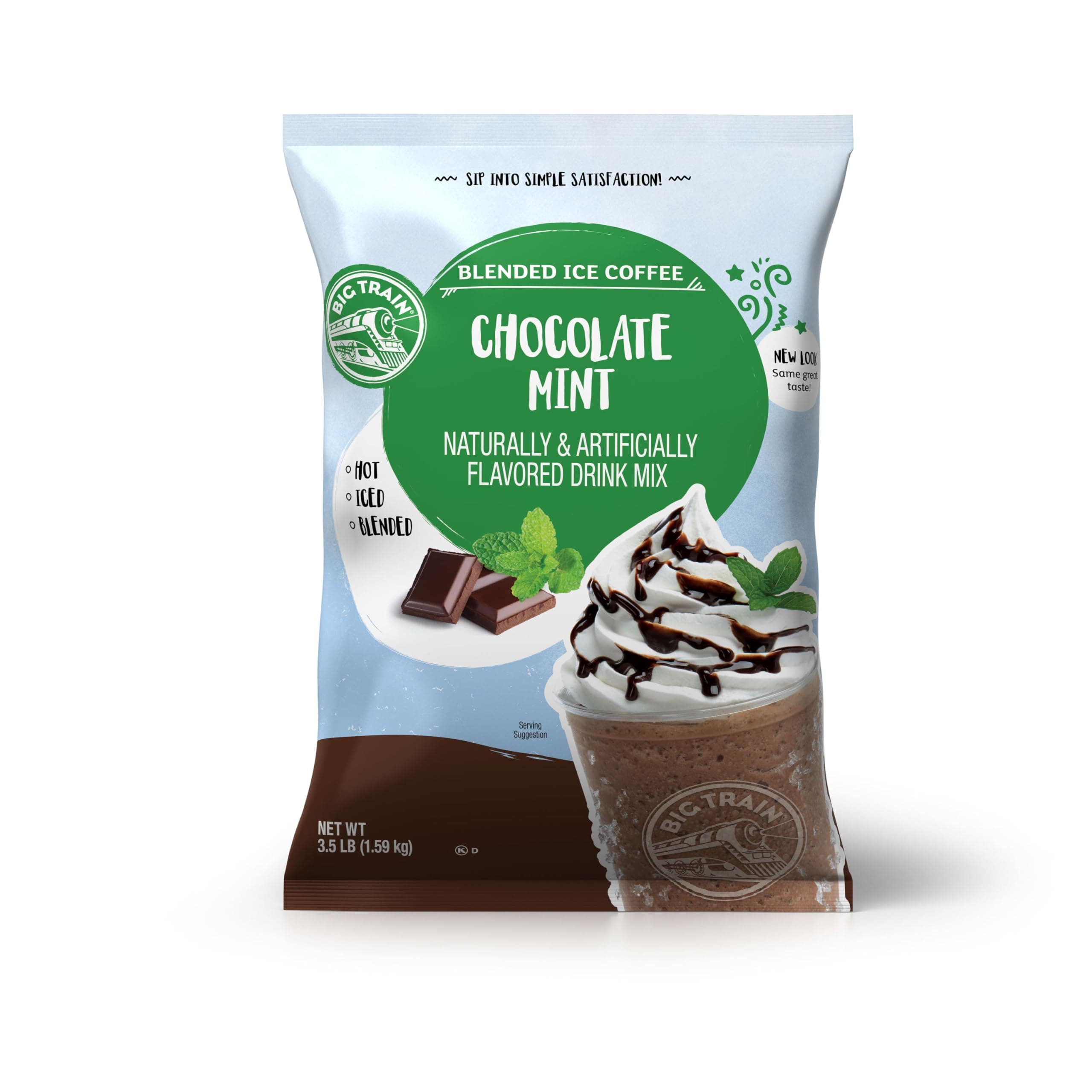Chocolate Mint Blended Ice Coffee Beverage Mix, 3.5 Pound (Pack of 1)