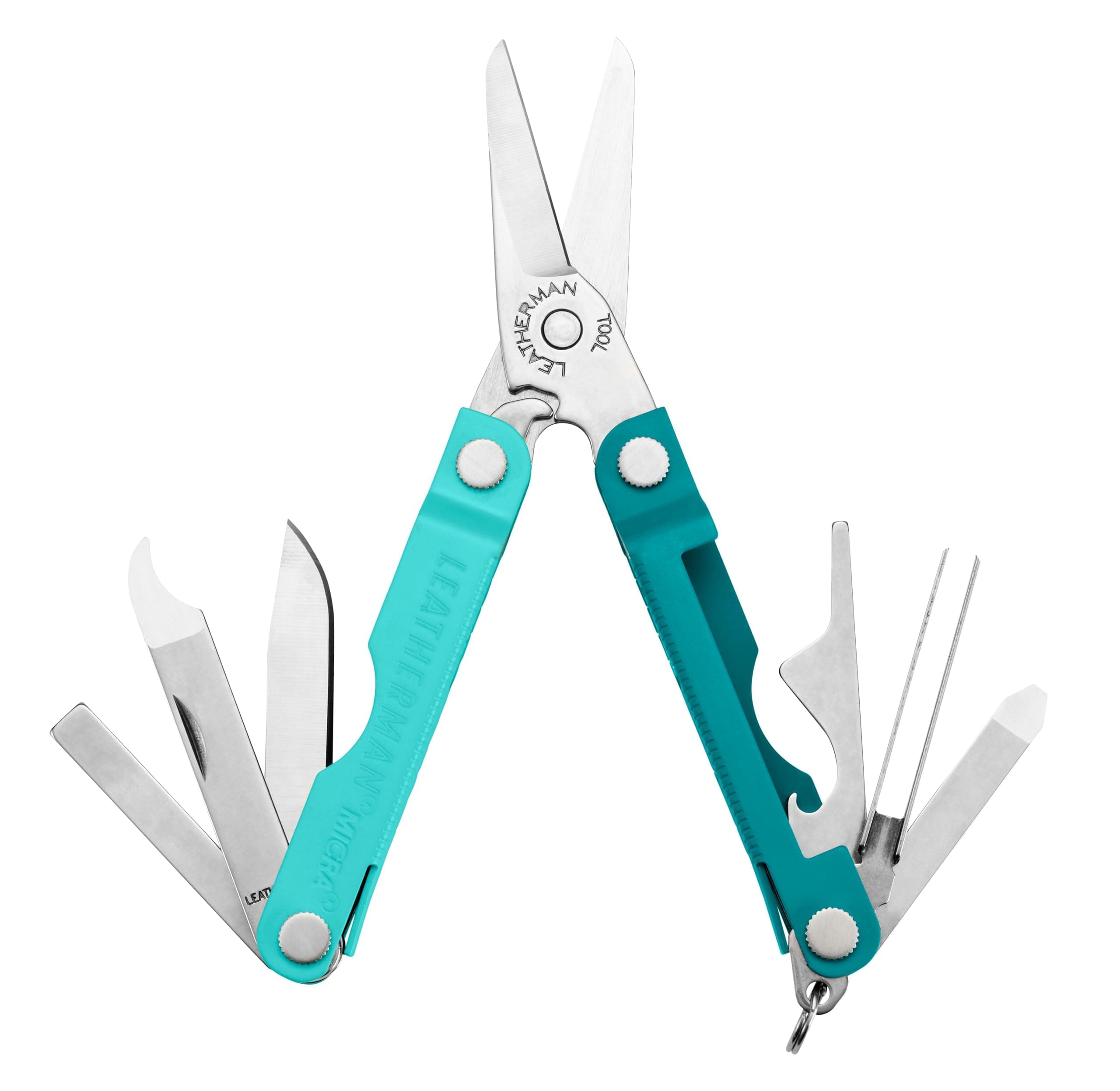 LEATHERMAN, Micra, Keychain Multi-tool with Grooming Tools, Mini Pocketknife for Everyday Carry (EDC), Hobbies & Outdoors, Built in the USA, Parakeet