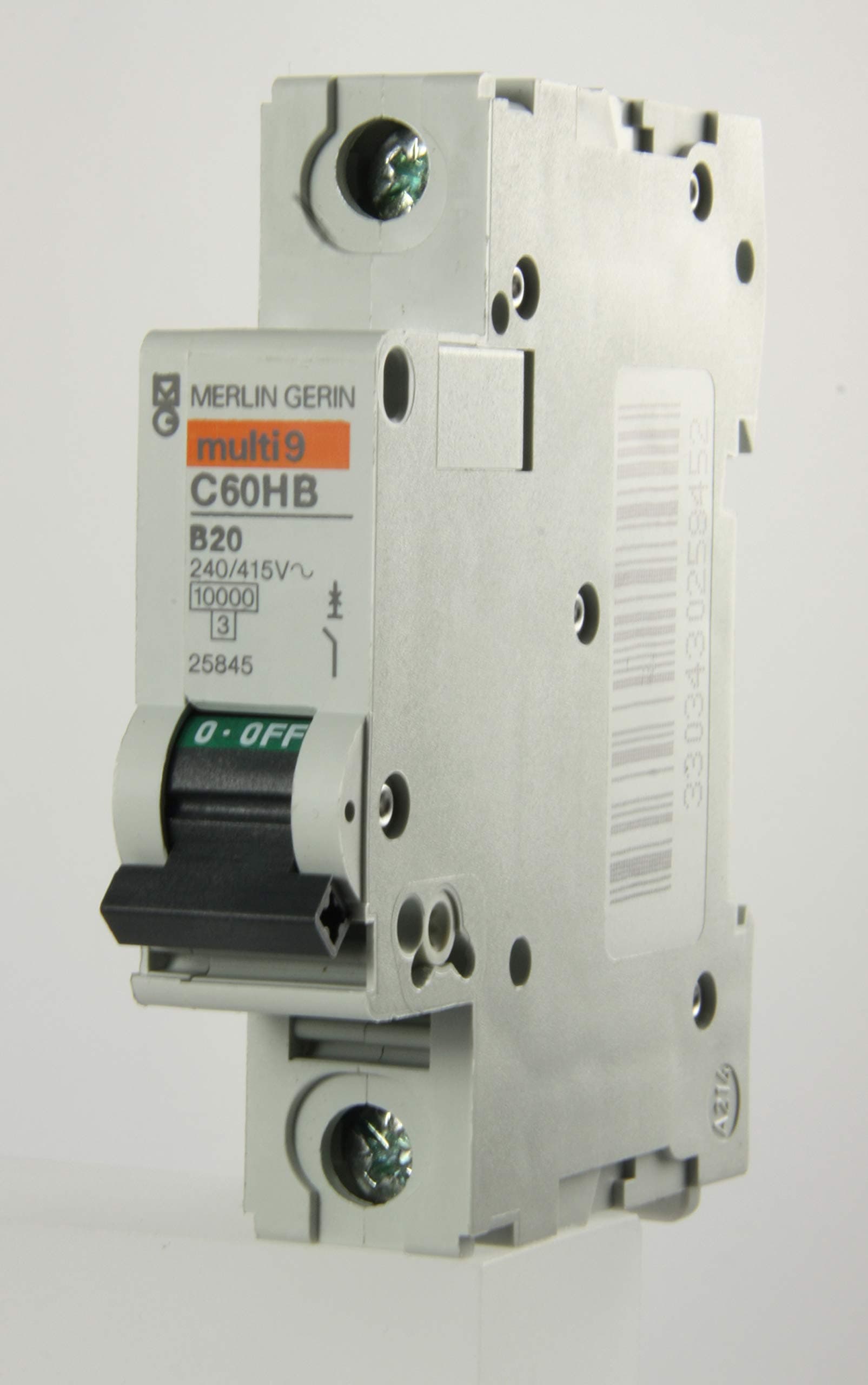 Merlin Gerin C60HB120 20a Type B Single Pole MCB