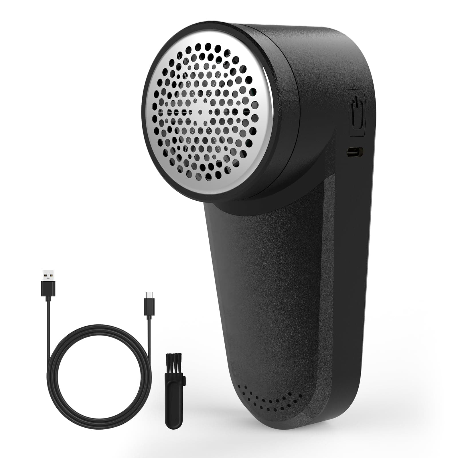 Fabric Shaver, Lint Remover for Clothes, Effectively and Quickly Remove Pills, Sweater Shaver with Stainless Steel Remove Clothes Fuzz, Lint Balls, Pills, Bobbles White