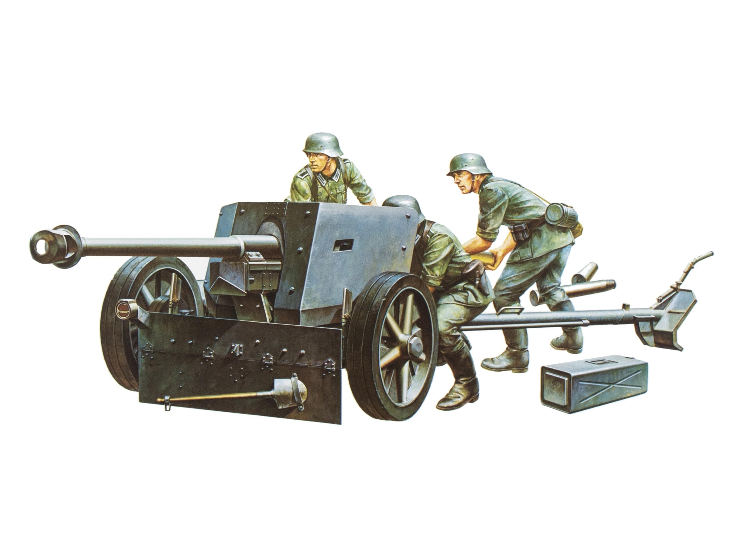 Tamiya Models German 75mm Pak 40/L46 ATG Model Kit