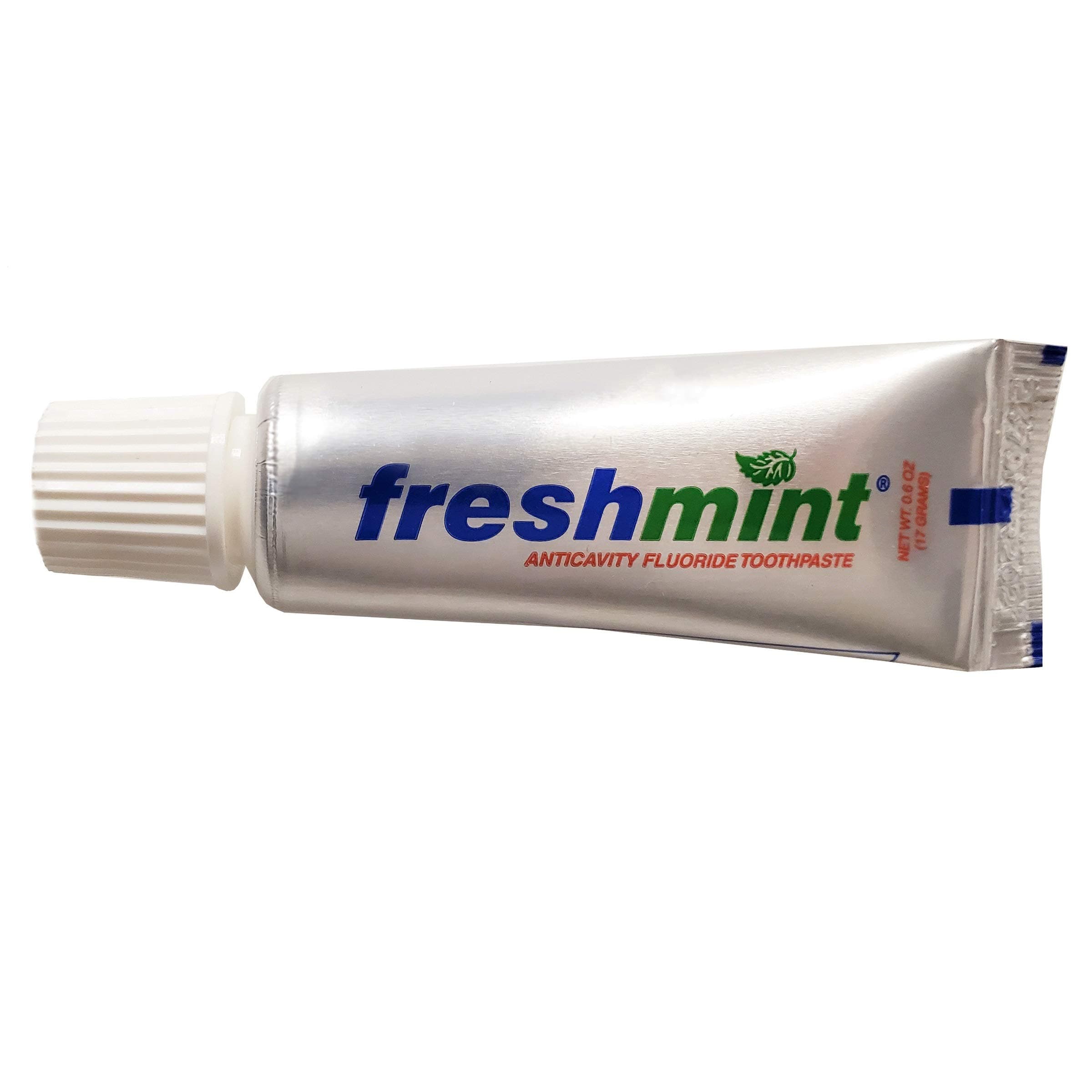 Freshmint Toothpaste, Unboxed, Metallic Tube, 0.6 oz, Pack of 144
