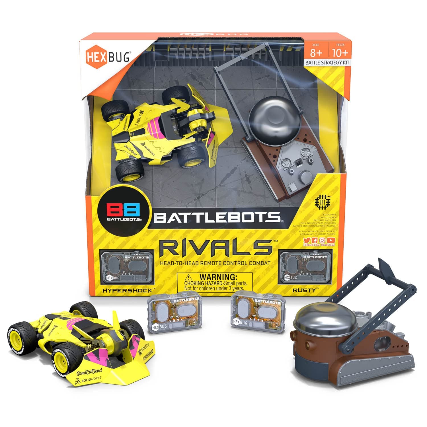 BattleBots Rivals Rusty and Hypershock