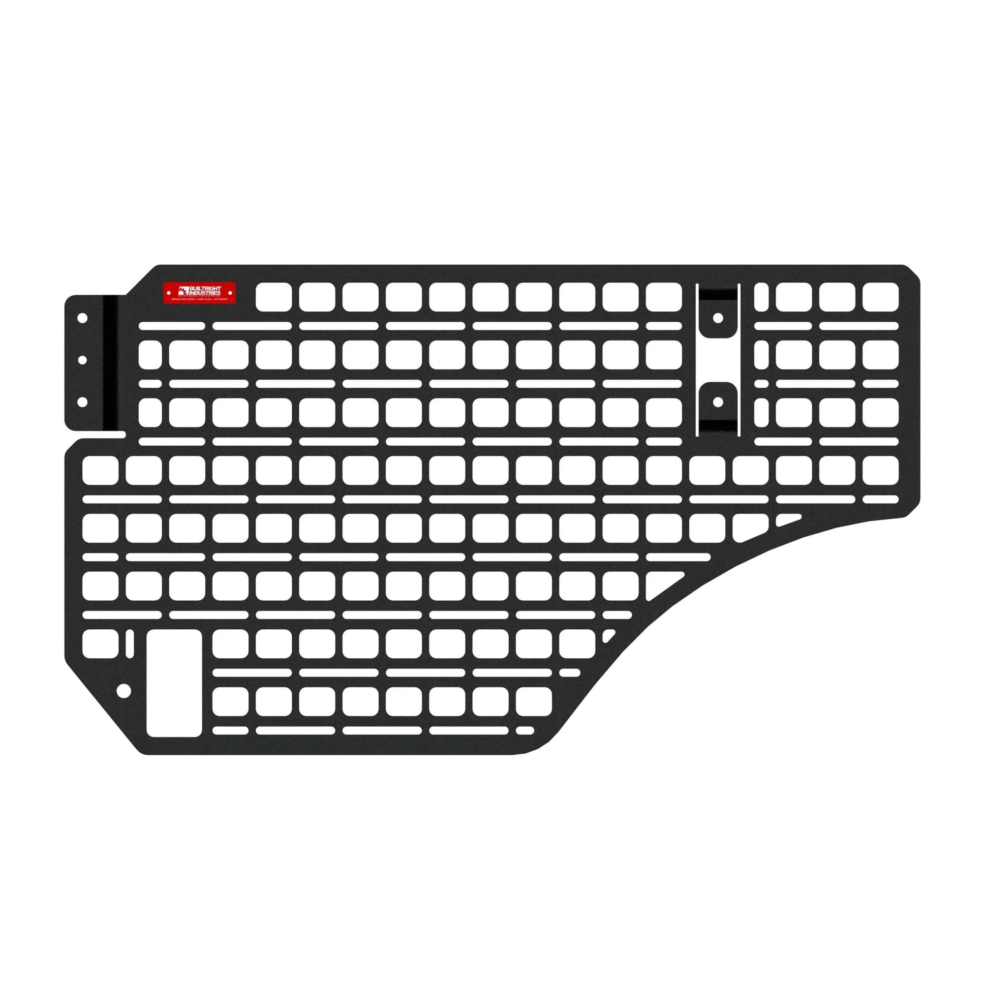 Driver's Side Rear Bedside MOLLE Panel Rack System Compatible with 2019+ RAM 1500 – Truck Bed Storage Organizer