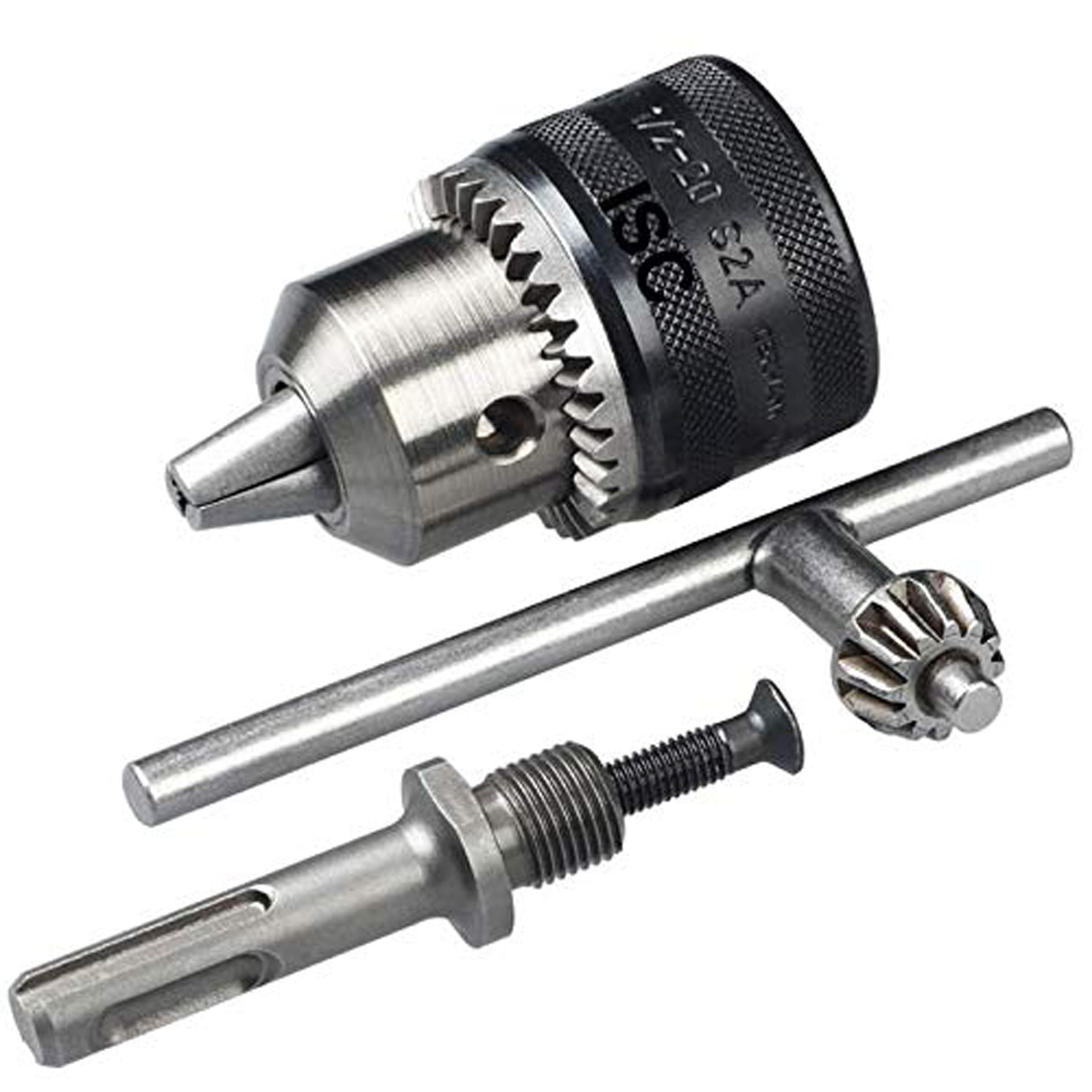 JPT 1.5-13mm Capacity Drill Chuck Mount 1/2" UNF Thread Quick Change Connect Conversion With SDS Hammer Adopter (Not For Angle Grinders)
