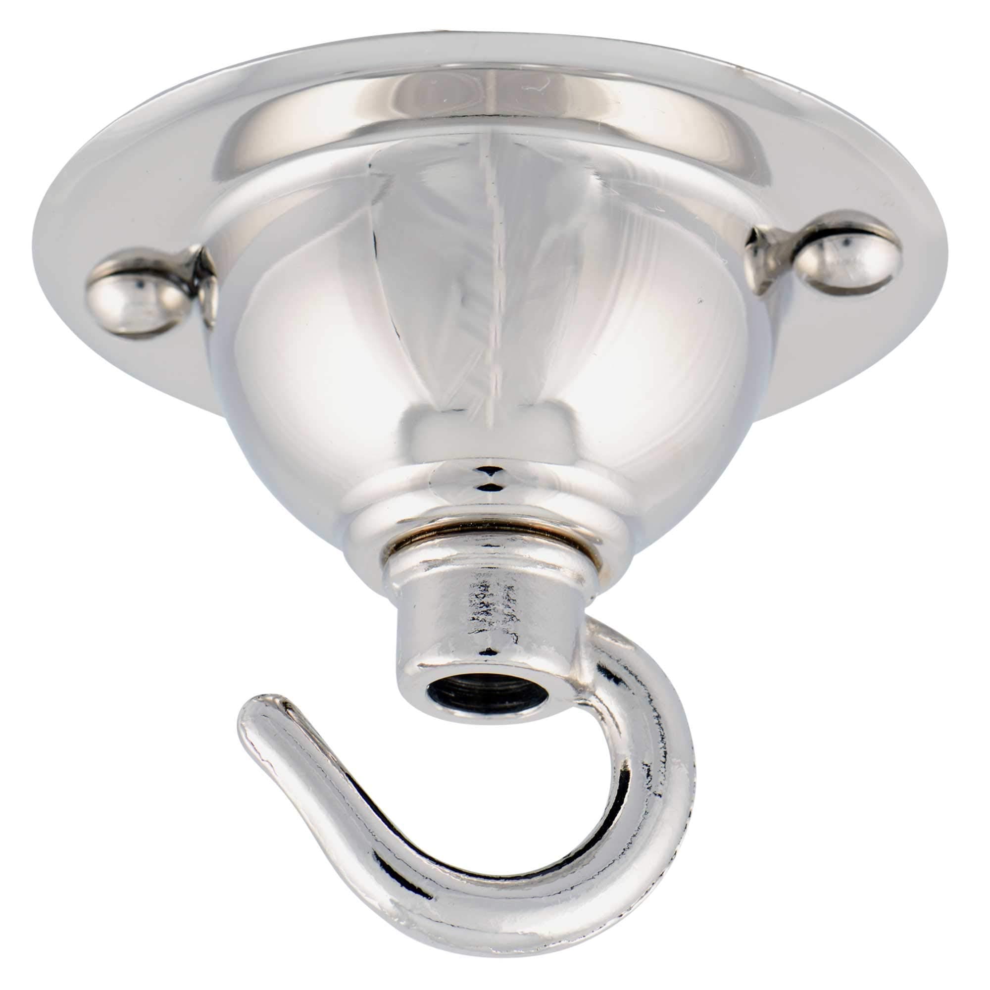 ElekTek Ceiling Chandelier Hook Plate 65mm - Nickel