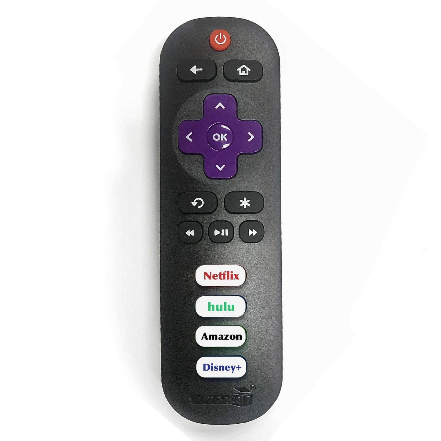 Amaz247 TCL/Roku TV Replacement Remote RC280 w/Volume Control Button