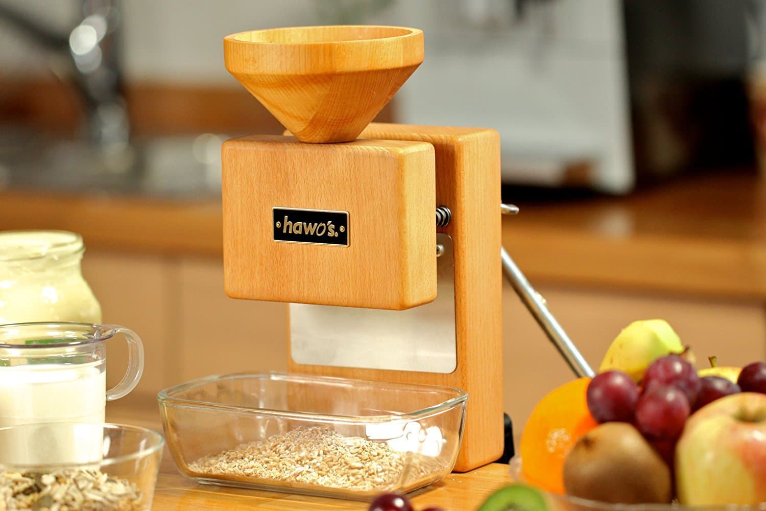 hawos HM020 Molere Grinder, 0.2 Kg, Wood