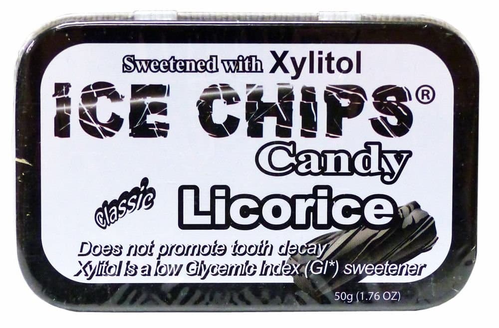 Hand Crafted Candy Tin Spearmint Ice Chips Candy 1.76 oz Candy