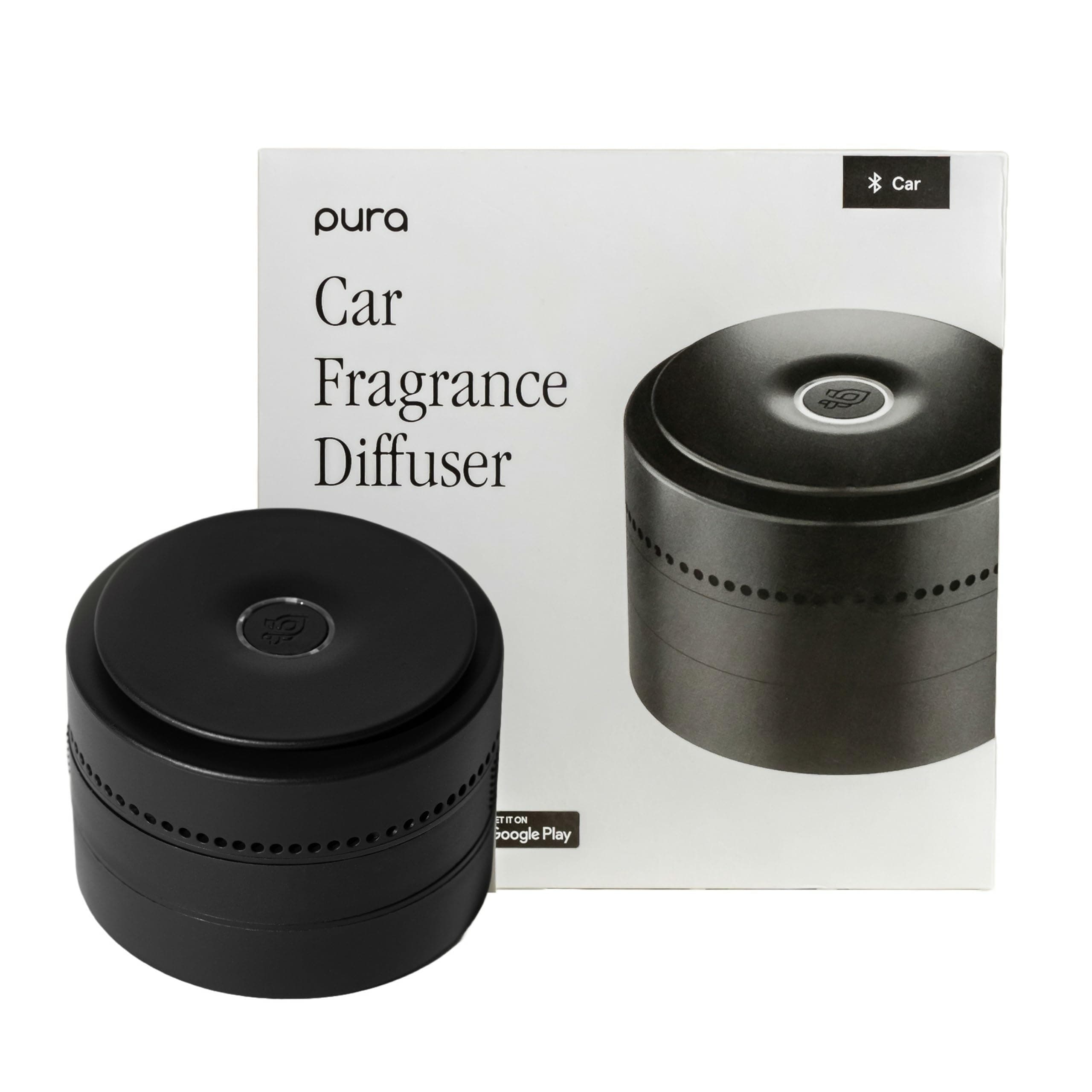 - Pura Car Diffuser - Portable Fragrance System - On/Off Controlled Through Car Acceleration - Adjustable Intensity Control Through App - Fragrances Sold Separately