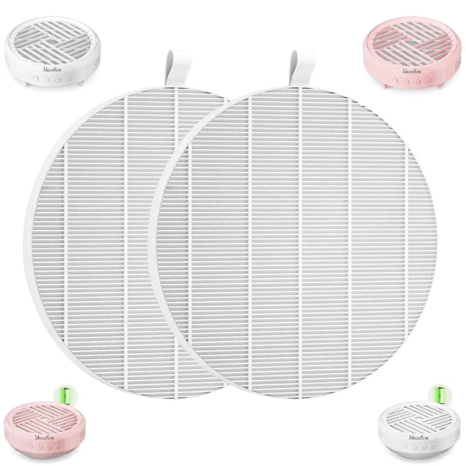 Nail Dust Collector Replacement Filter for HPro SproR,2 Pack Reusable Dust Filter Only for MelodySusie Nail Dust Collector Vacuum Fan Dust Collector Extractor Electric Dust Suction Machine