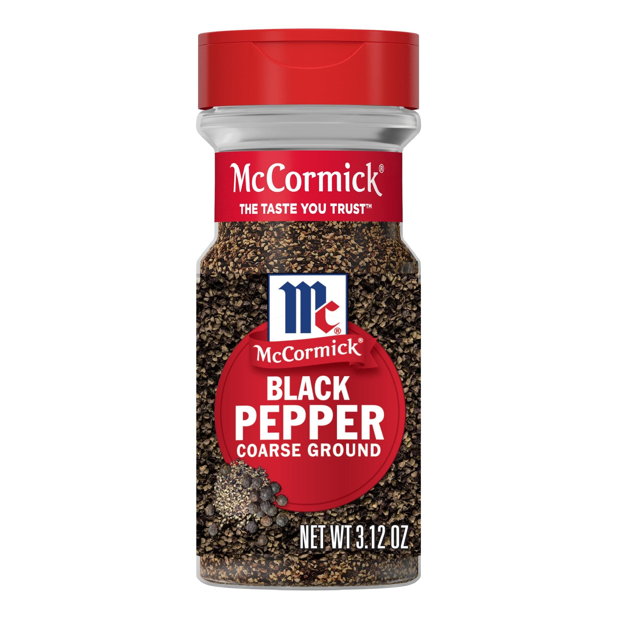 McCormick Coarse Ground Black Pepper, 3.12 oz