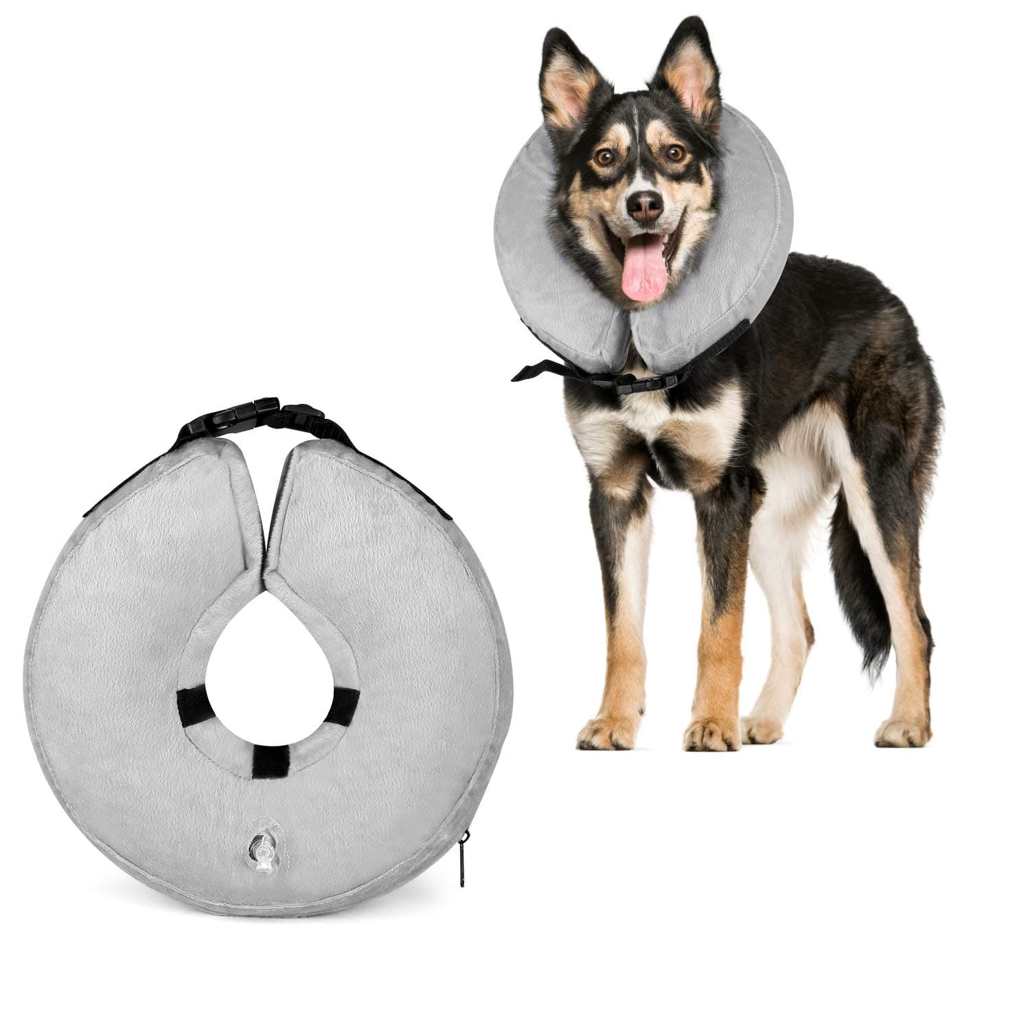 Dog Cone Collar Soft - Soft Pet Recovery E-Collar Cone Small Medium Large Dogs, Designed to Prevent Pets from Touching Stitches