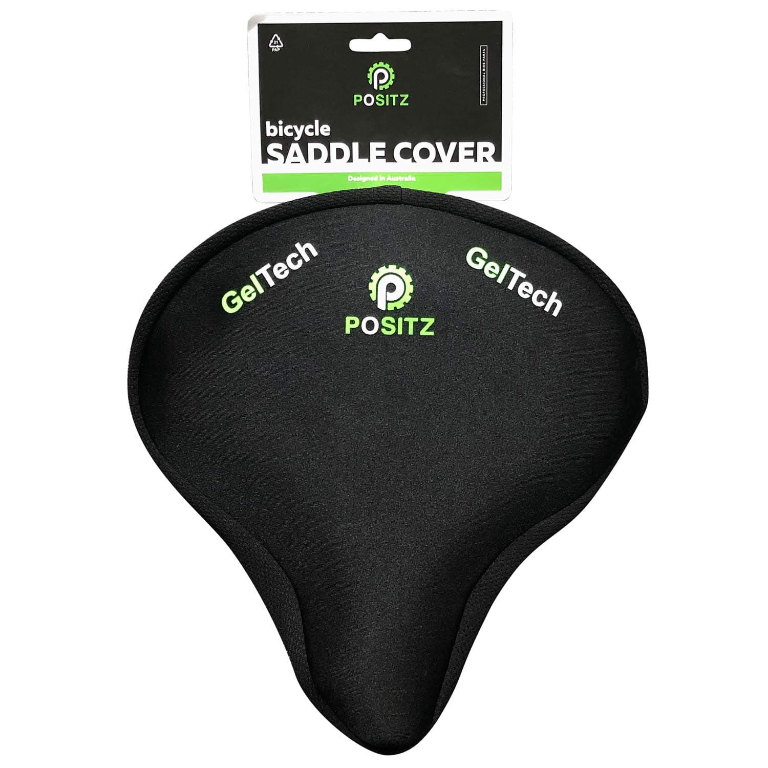 Positz Endzone Gel Tech Silicone Bicycle Saddle Cover - XL