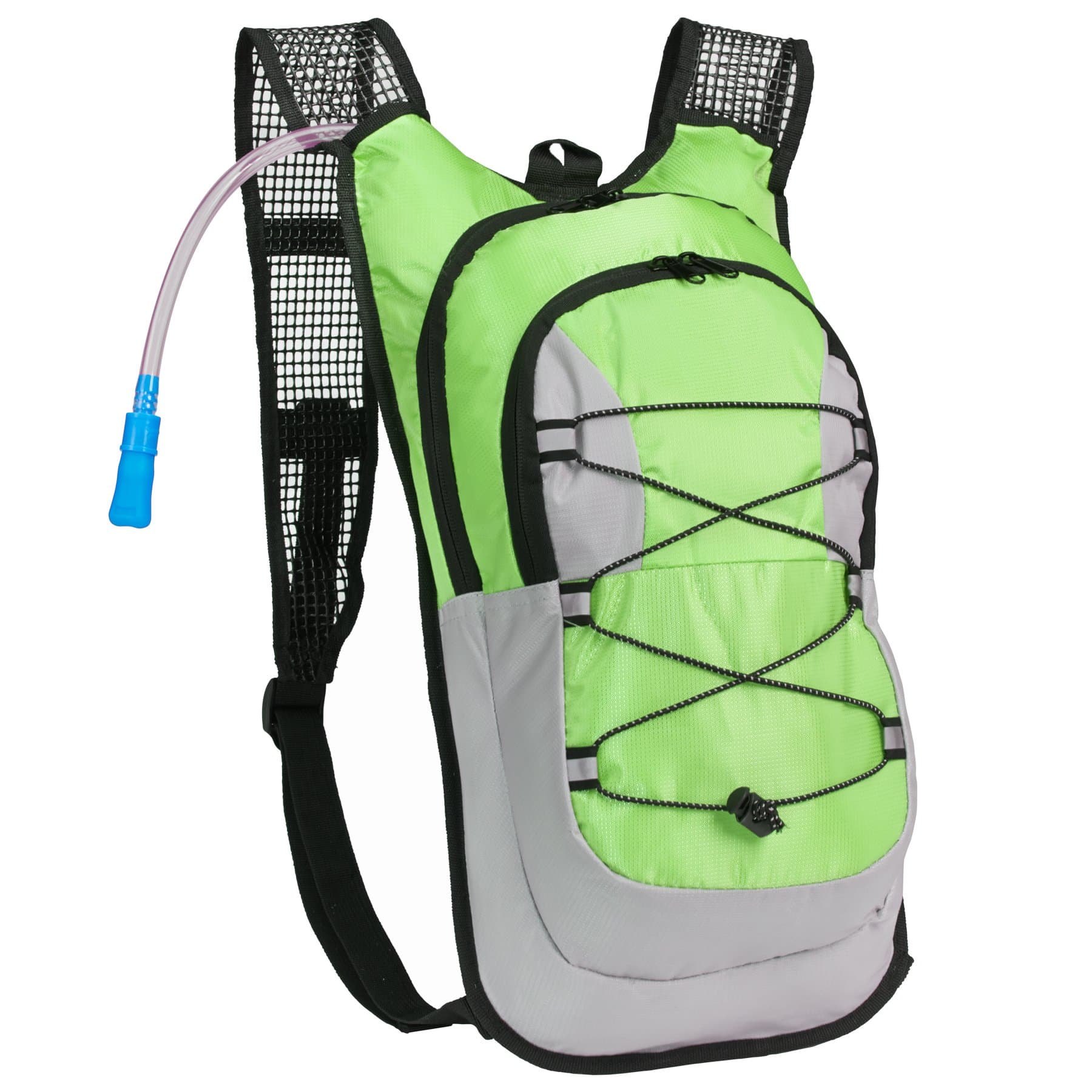 Black Mountain Products Hydration Pack - 2 Liter Water Bladder with Extra Large Storage Compartment