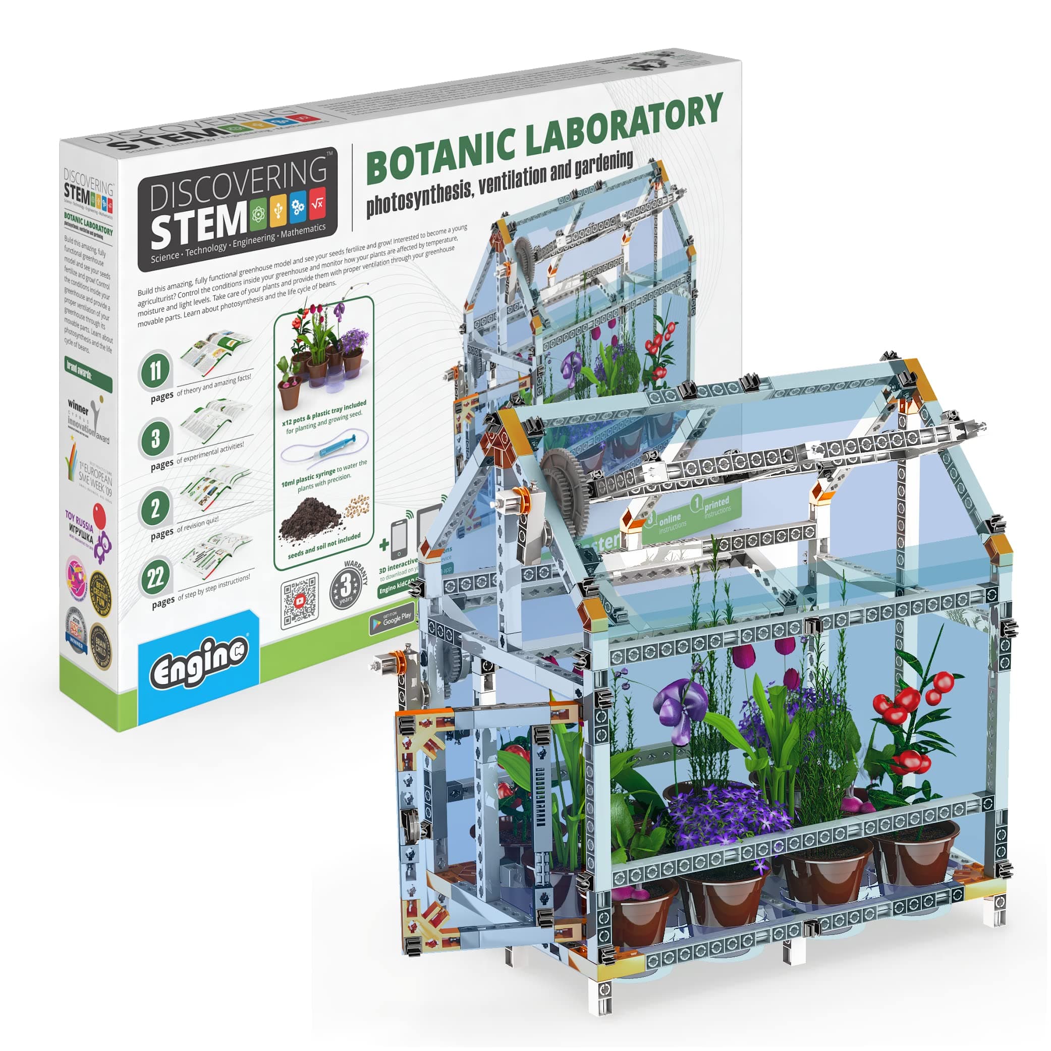 Discovering Stem Botanic Laboratory Construction Toy Kit