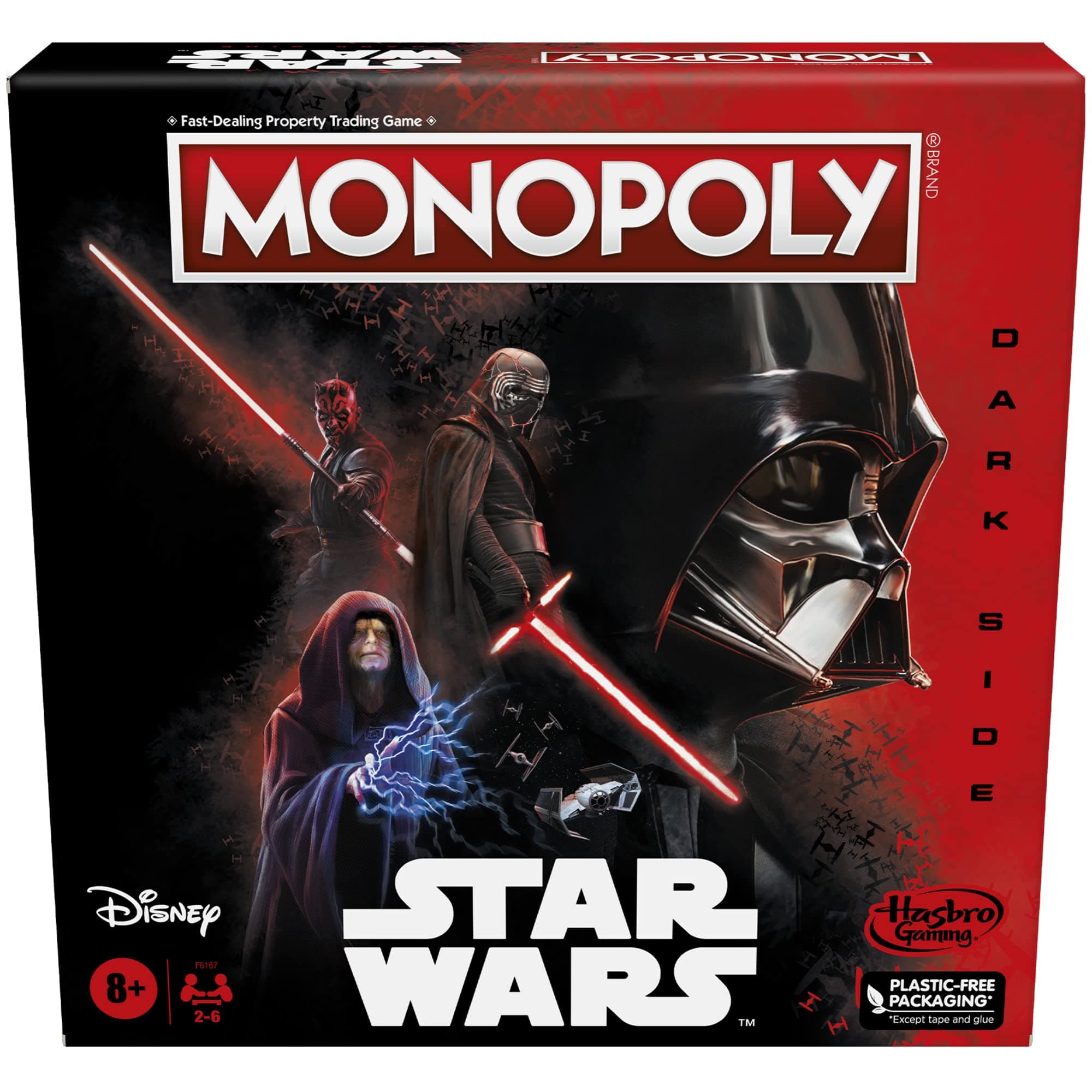 Hasbro Gaming Monopoly Dark Side: Star Wars Edition for 2 to 6 Players, Ages 8+