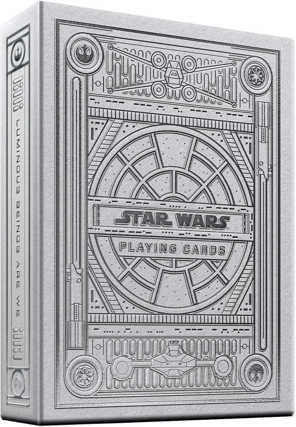 theory11 Star Wars Silver Edition Light Side Playing Cards (White)