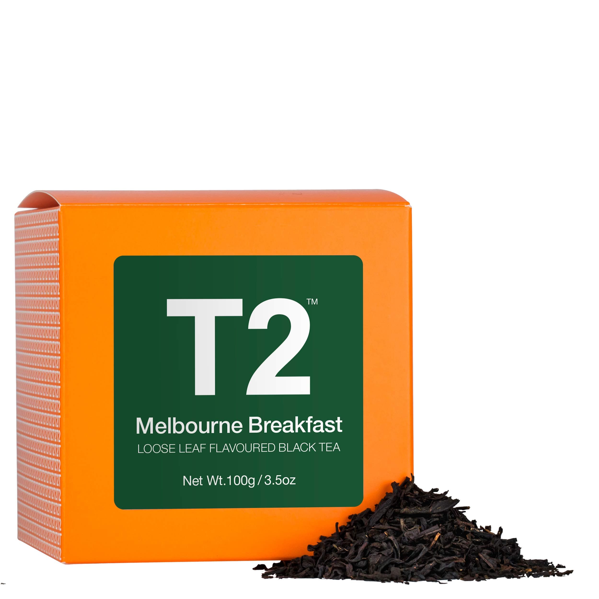 T2 Tea - Melbourne Breakfast Black Tea, Loose Leaf Black Tea in a Box, 100g (3.5oz)