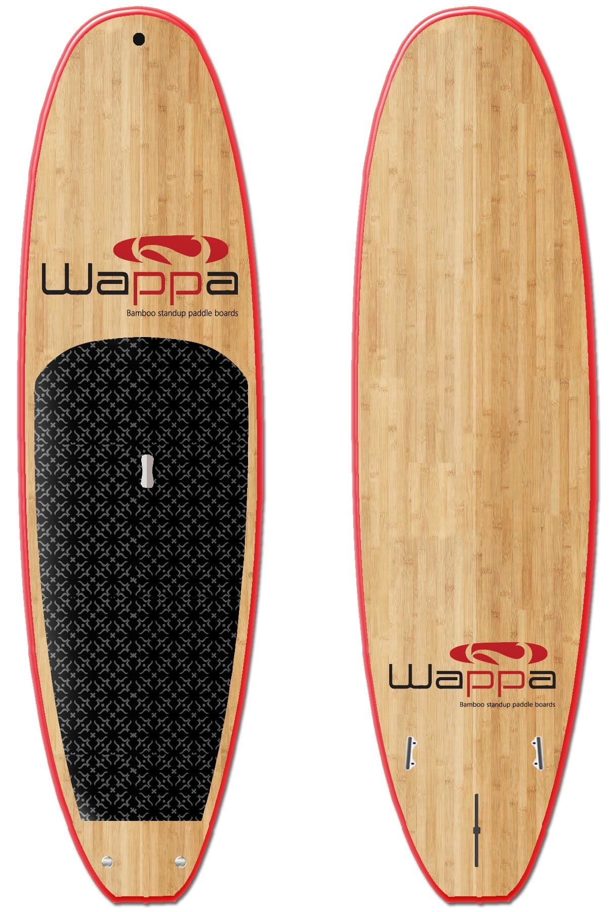 Wappa Classic Stand Up Paddle Board Bamboo Finish