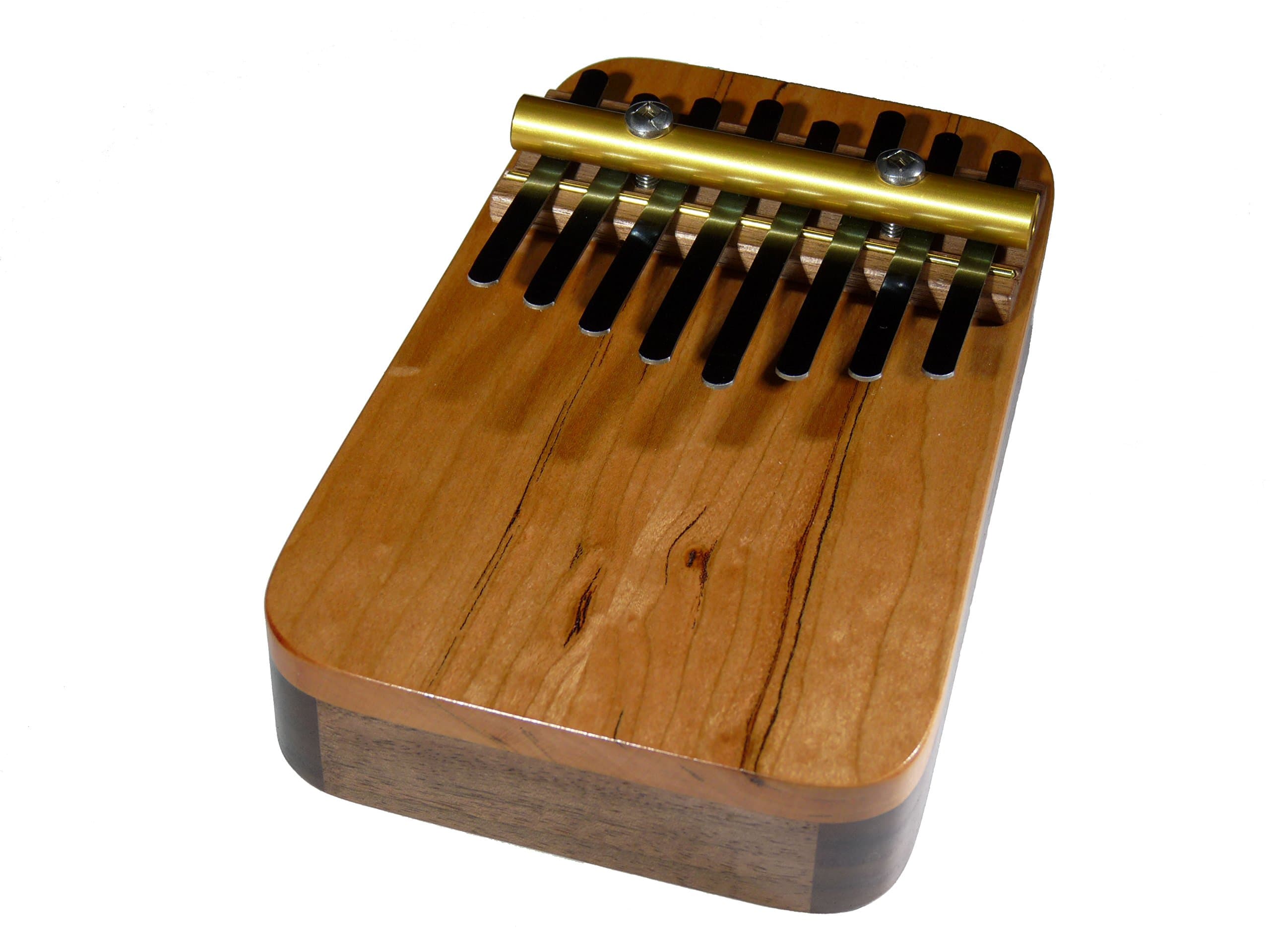 Artisan Pentatonic 8 Note Black Walnut w/Cherry top Thumb Piano made in the USA