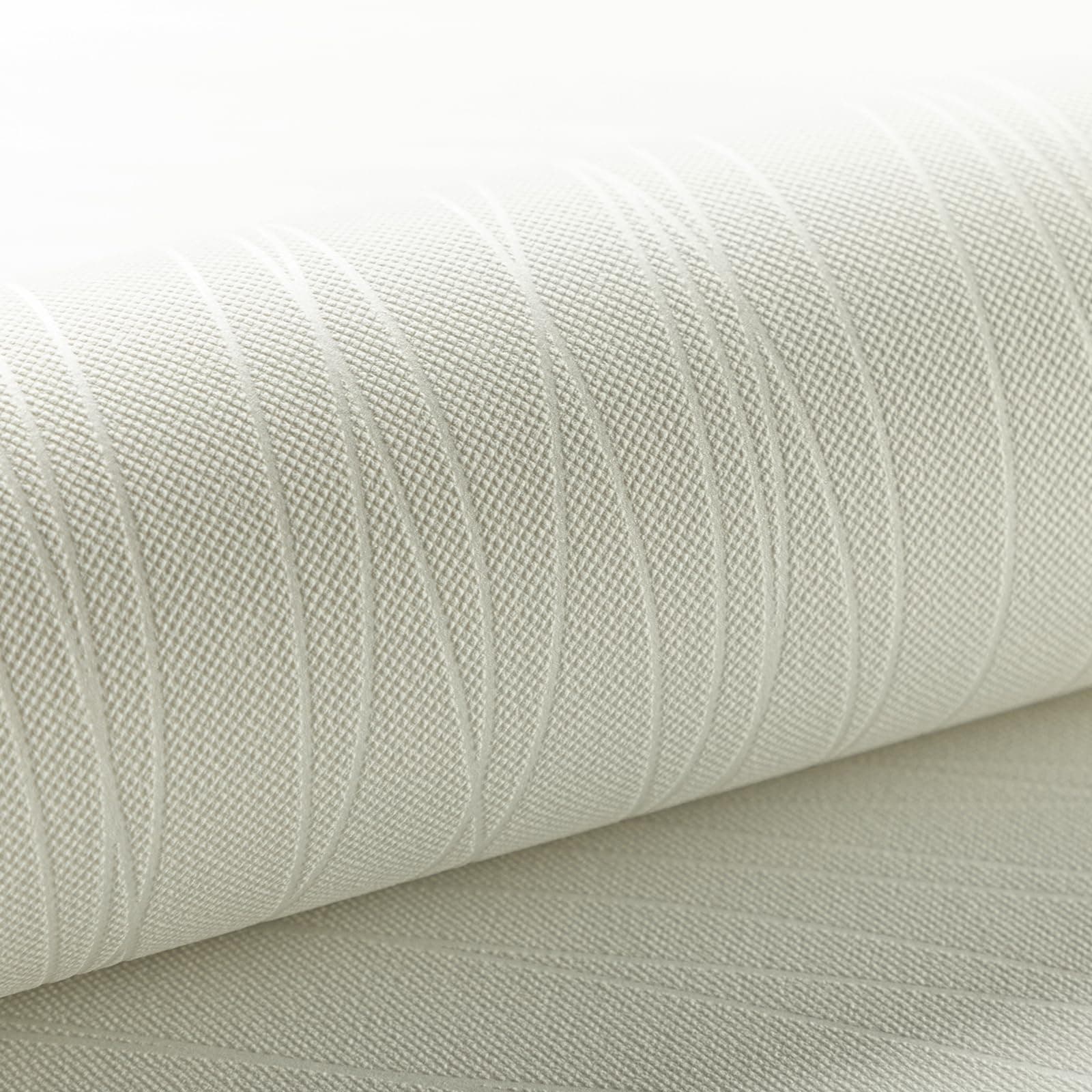 Beige Striped Wallpaper Features Metallic Silver Beige Textured Wallpaper for Living Room Bedroom Kitchen Hallway Front Room,9.5×0.53m Non Woven Fabric Wall Paper