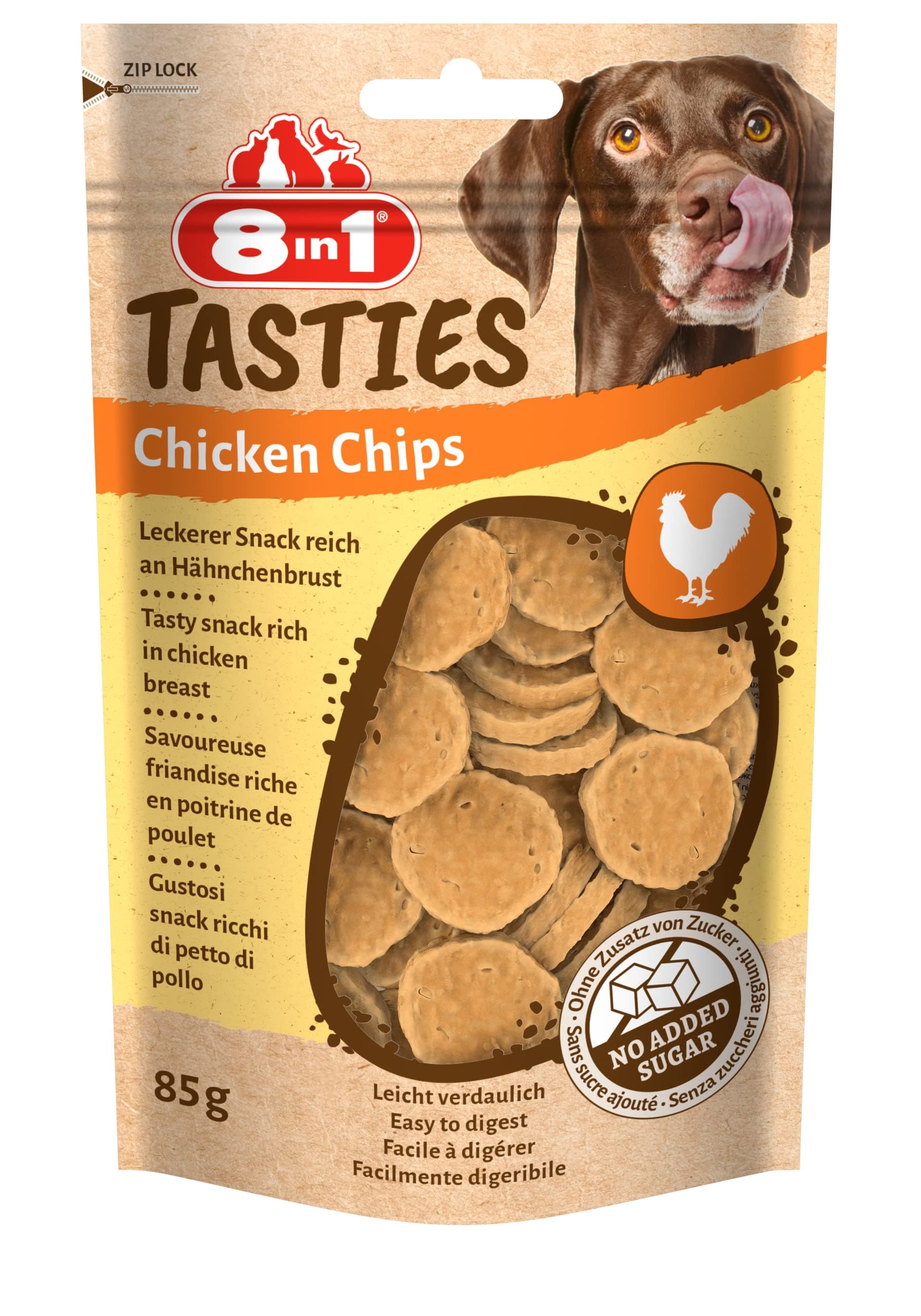 8in1 TASTY Chicken Chips 85g