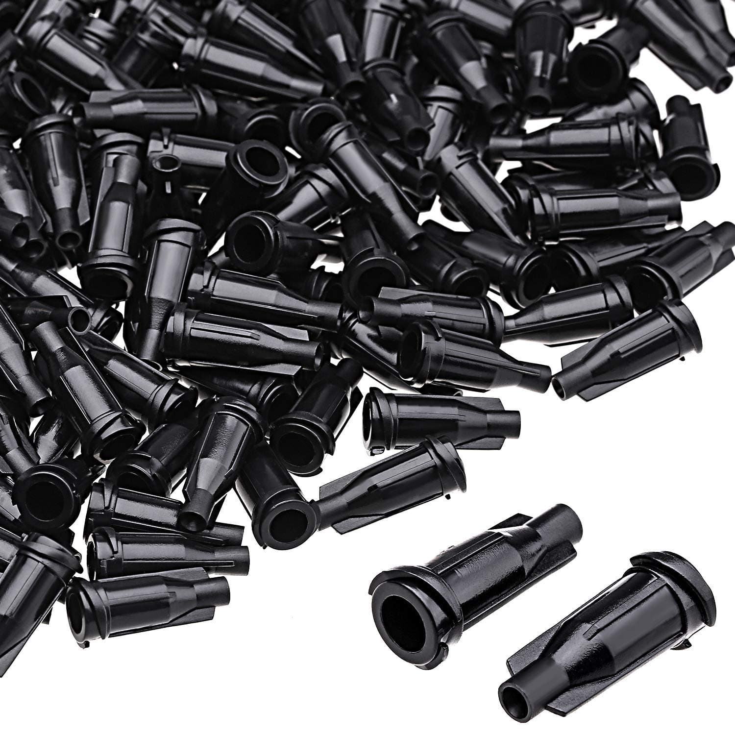 Gejoy 250 Pack Luer Lock Syringe Tip Caps Dispensing Needle Tip Cap black Gejoy-Dispensing Needles-01 250