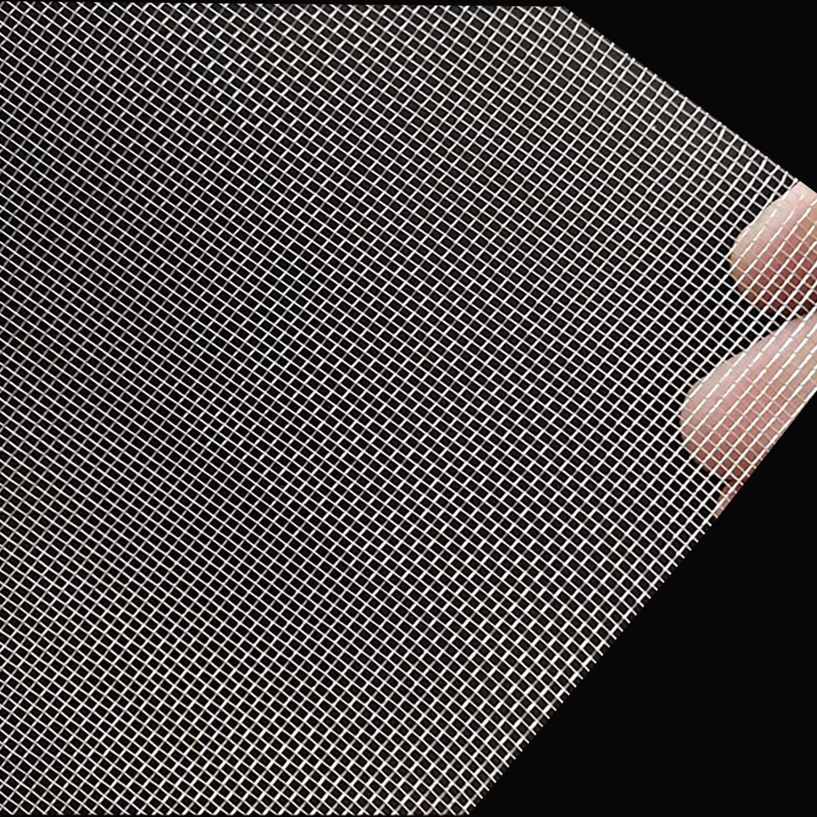 2Pcs Stainless Steel Woven Wire Mesh Never Rust, Air Vent Mesh 11"x14" 20Mesh, Hard and Heat Resisting Screen Mesh,Easy to Cut