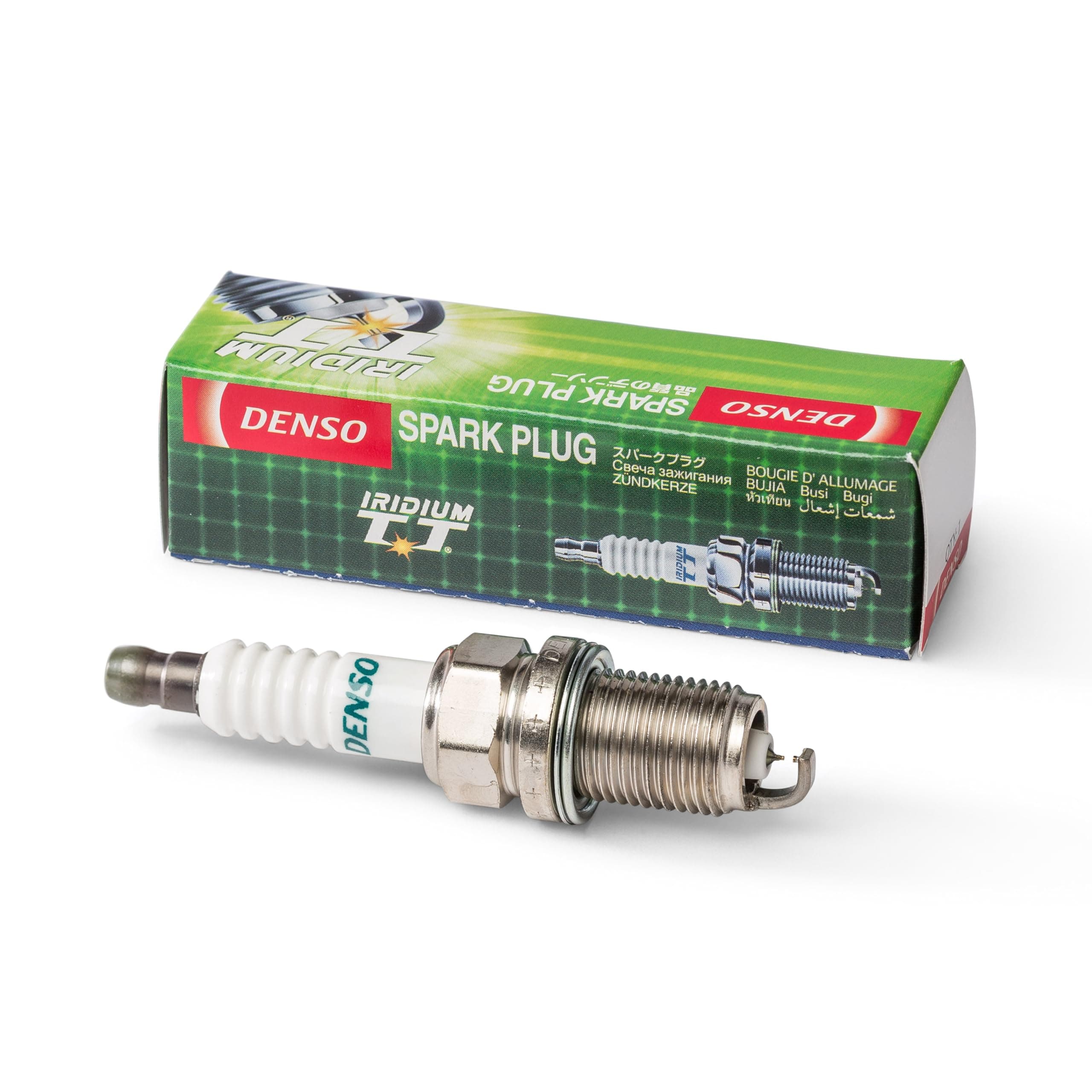 DENSO Iridium TT Spark Plug - IW20TT - Twin Tip - The Powerful Premium Quality Ultra-Efficient Replacement Plug Fits Fiat Mercedes-Benz Honda MG Nissan Porsche Renault Subaru VW Hyundai Daewoo Lotus