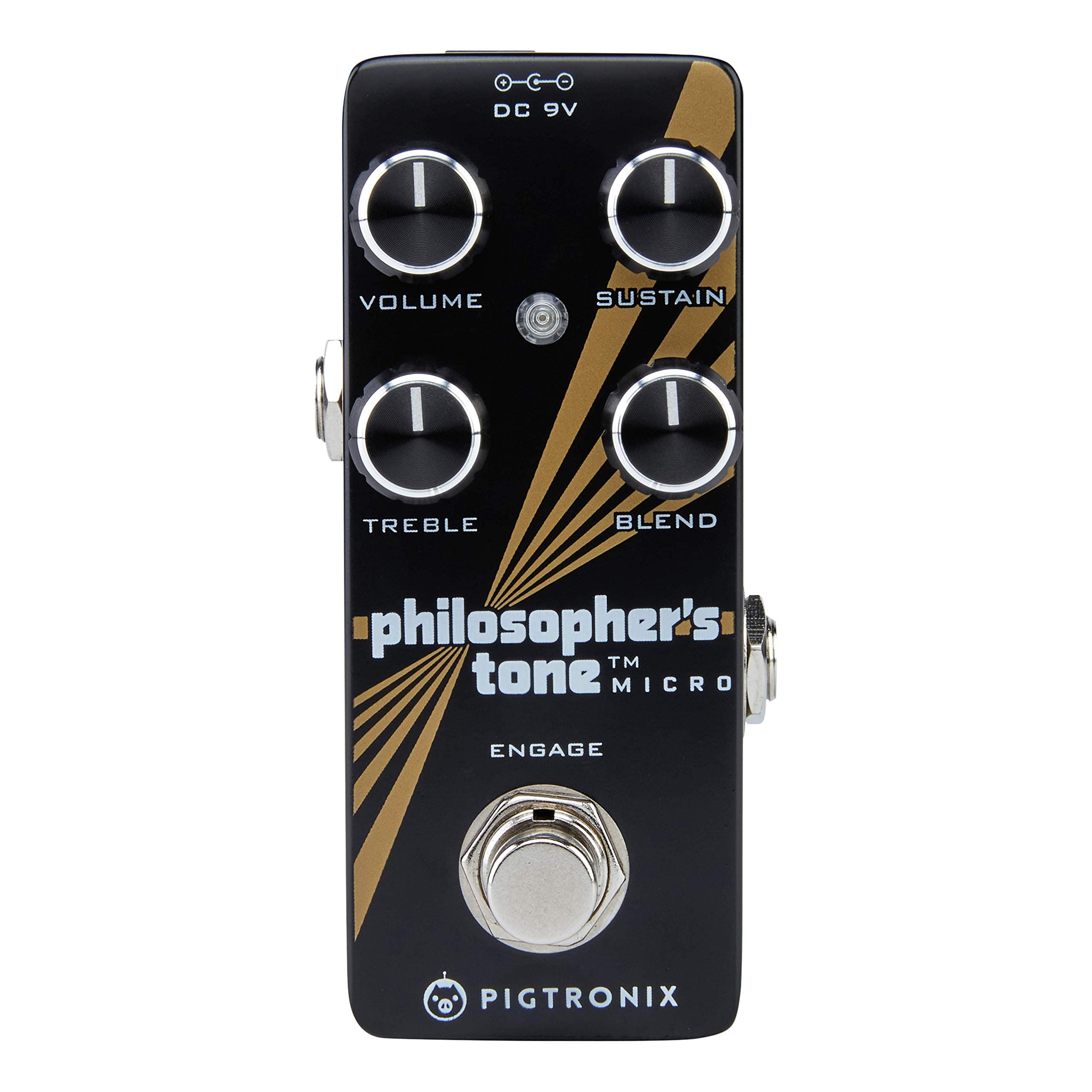 Pigtronix Guitar Compression Effects Pedal Black PTM