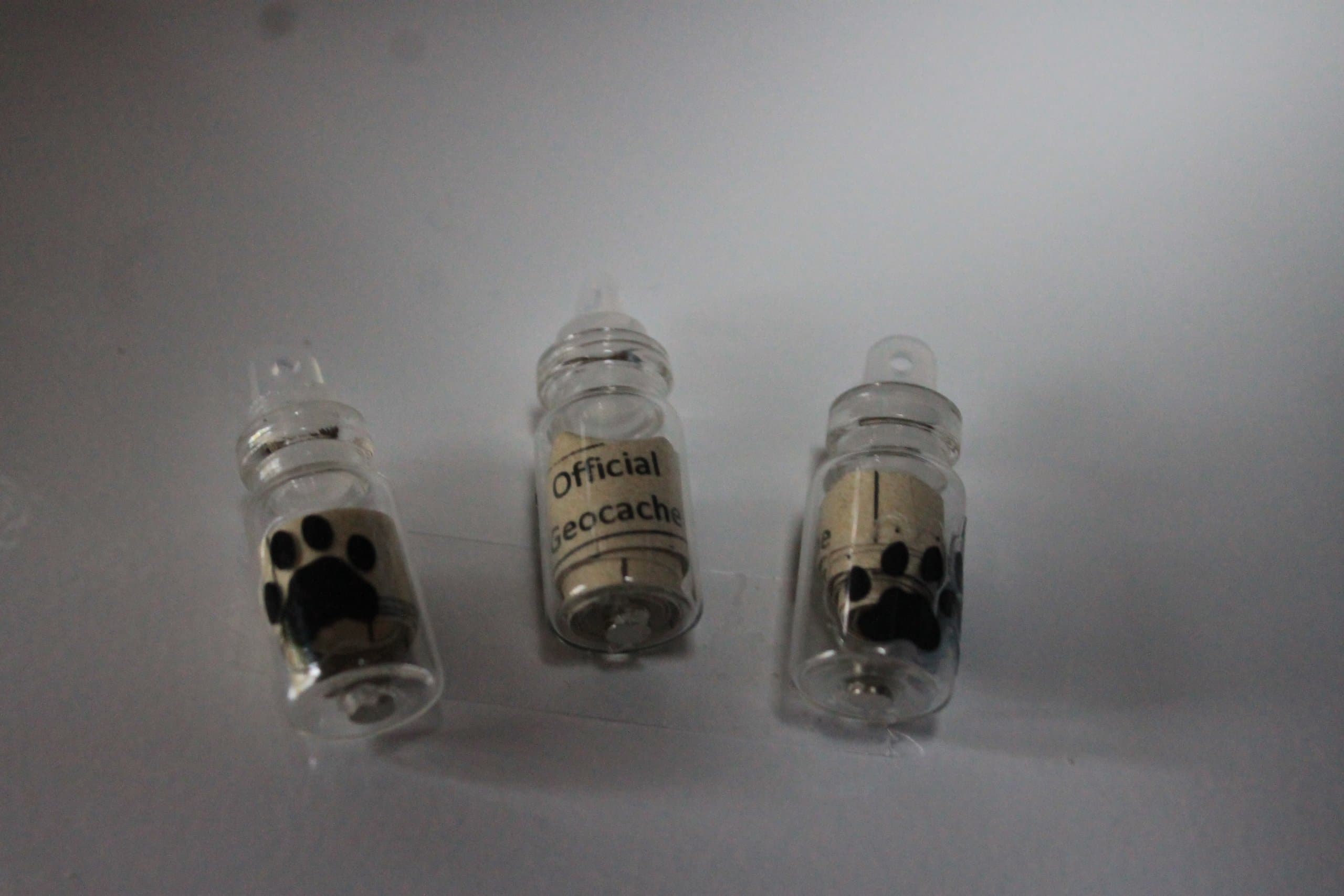 Original Geocache in a Bottle (Mini) Geocaching Containers By Weebledogs