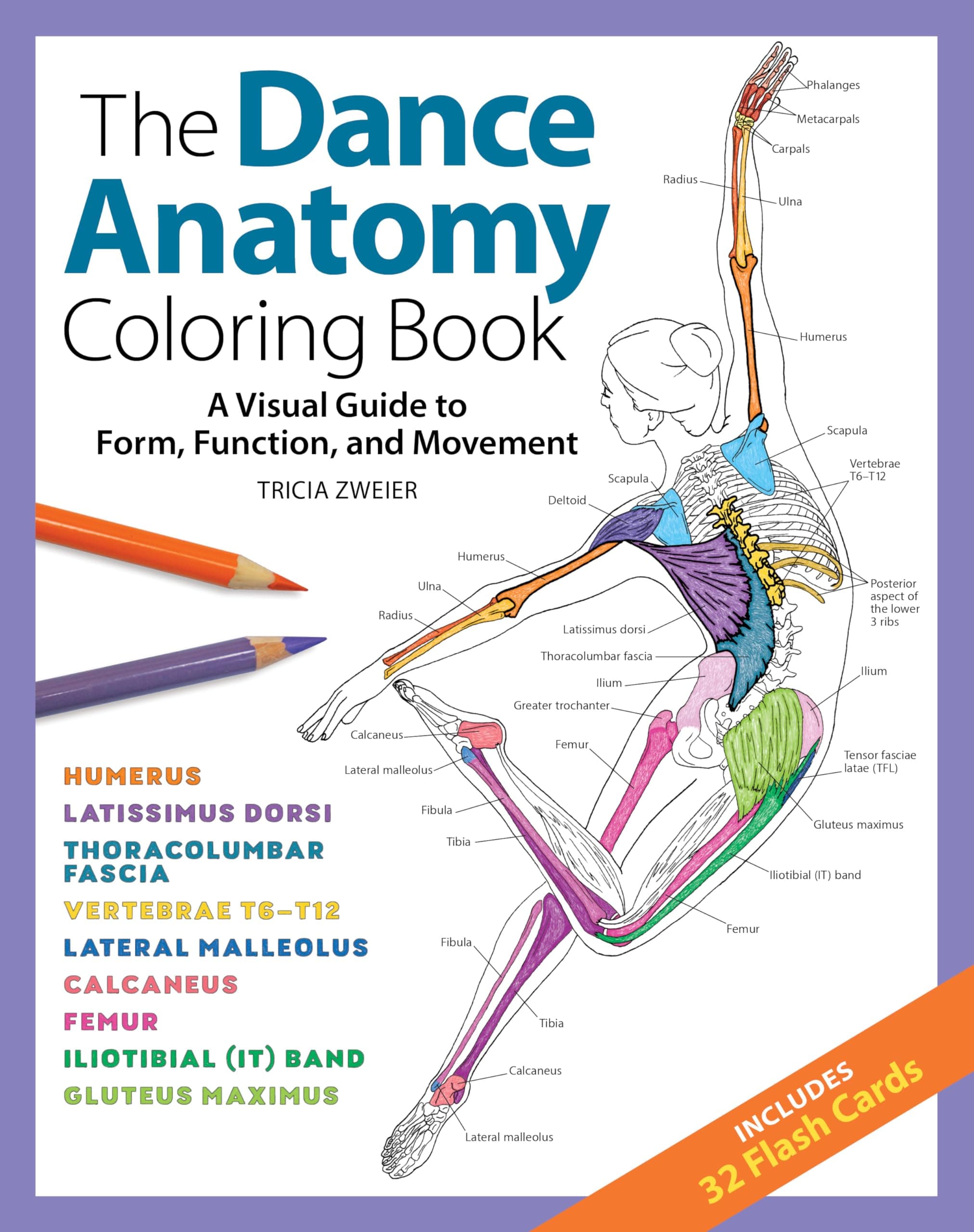 The Dance Anatomy Coloring Book: A Visual Guide to Form, Function, and Movement