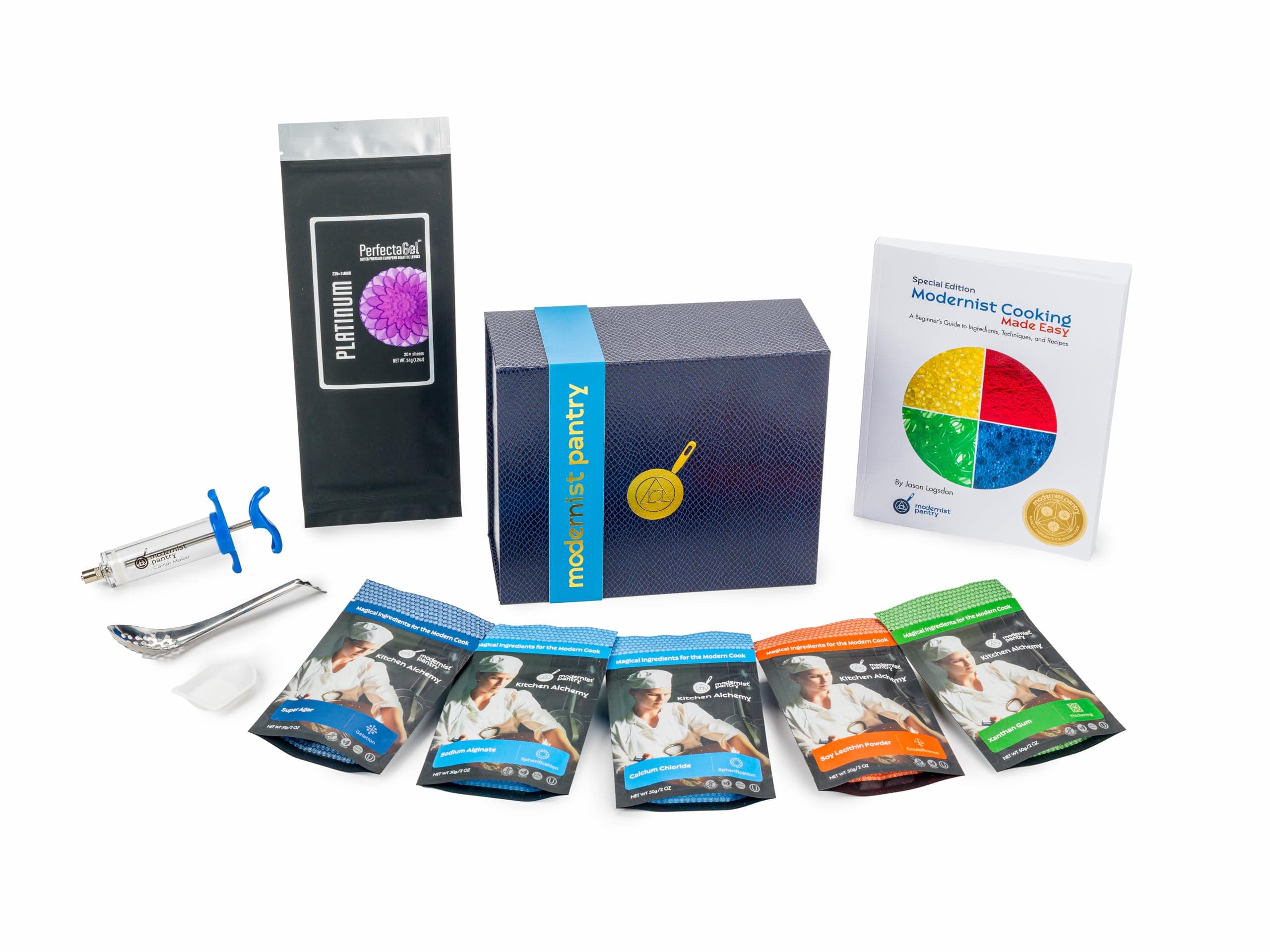 BASIC Molecular Gastronomy "Made Easy" Starter Kit ⊘ Non-GMO Gluten-Free OU Kosher Certified Ingredients