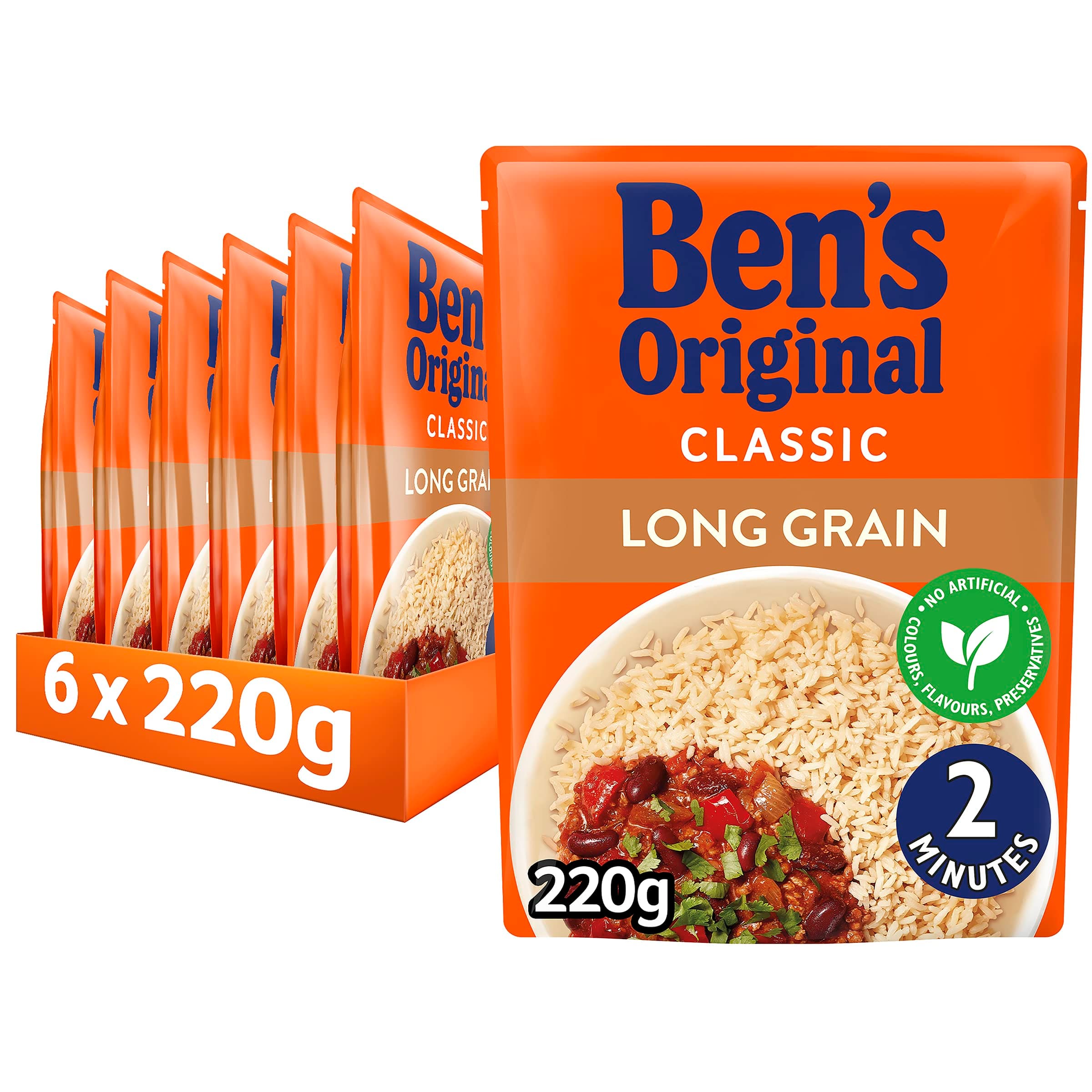 Ben's Original Long Grain Microwave Rice 220g