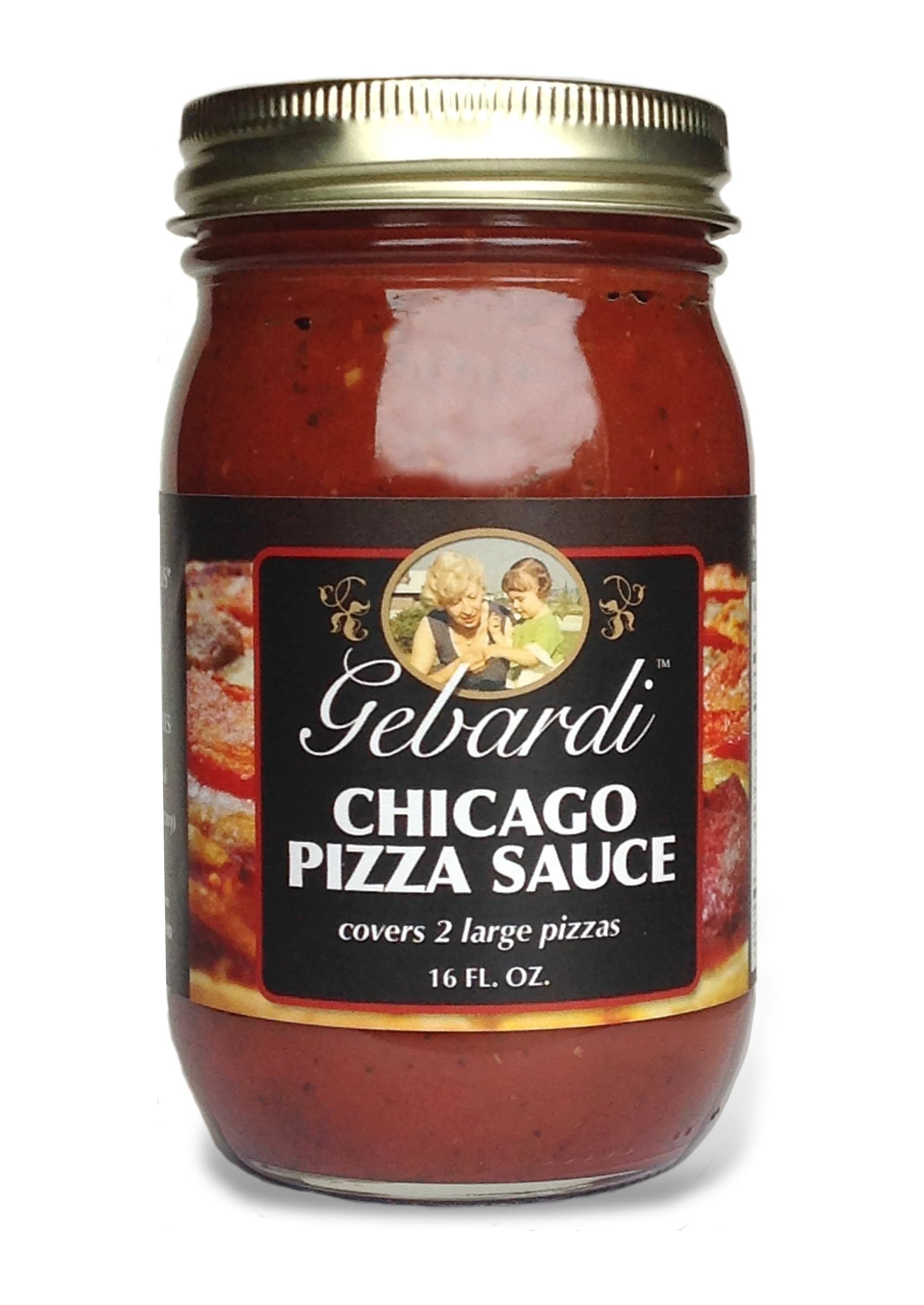 Gebardi Chicago Pizza Sauce, 16 oz