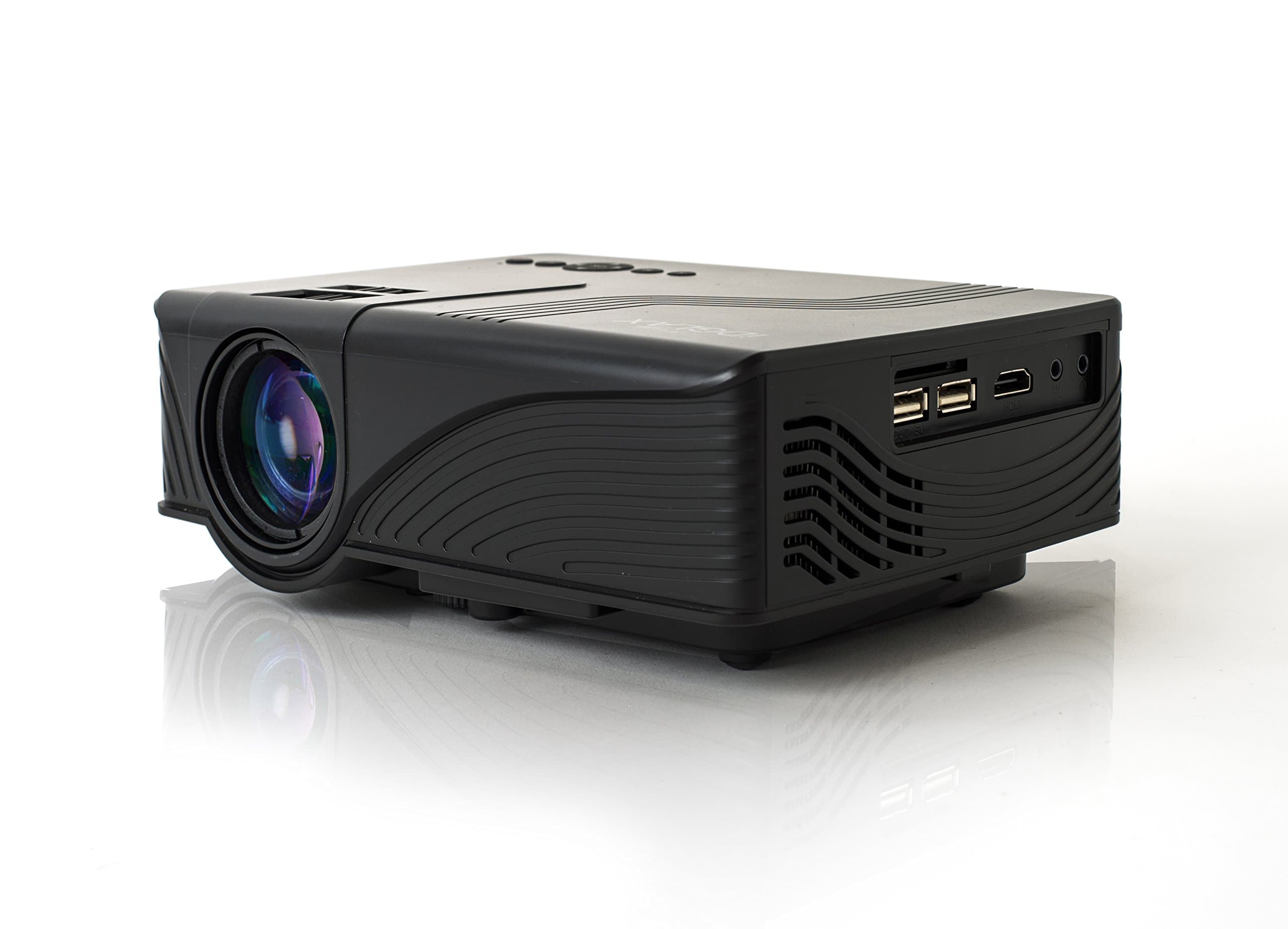 Projector,iDGLAX iDG-787B LCD LED Video Multimedia Mini Portable Projector for Home Cinema Theater Movie Game TV DVD Laptop iPhone Andriod Smartphone with HDMI/SD/USB/AV/VGA Ports