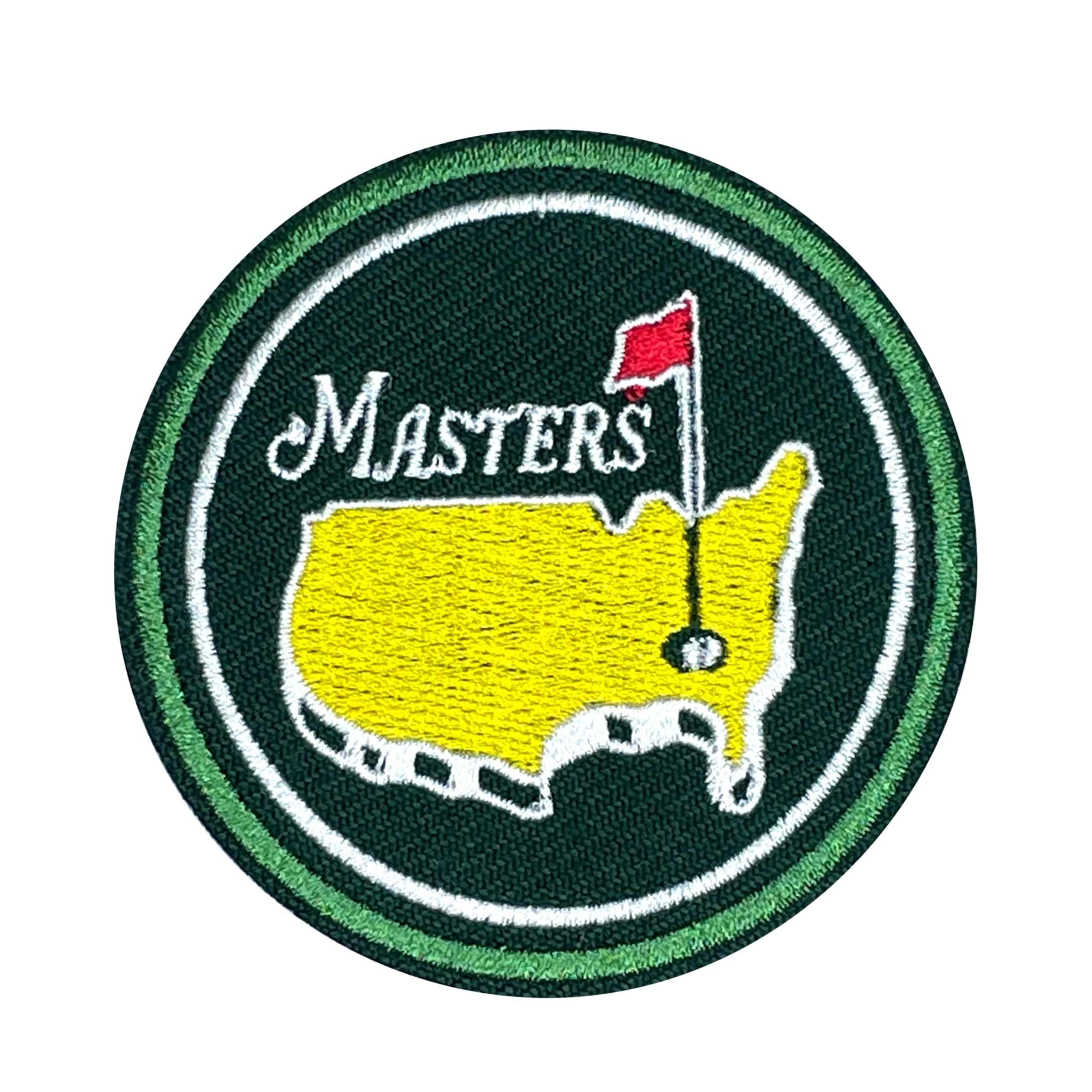 Masters Golf Patch - 3 Inches Iron On/Sew On Embroidered Applique Patch, Embroidery Patches for Clothes Backpacks Hats Jeans, Embroidered Patch, Funny DIY Accessories for Golfer Golf Lovers