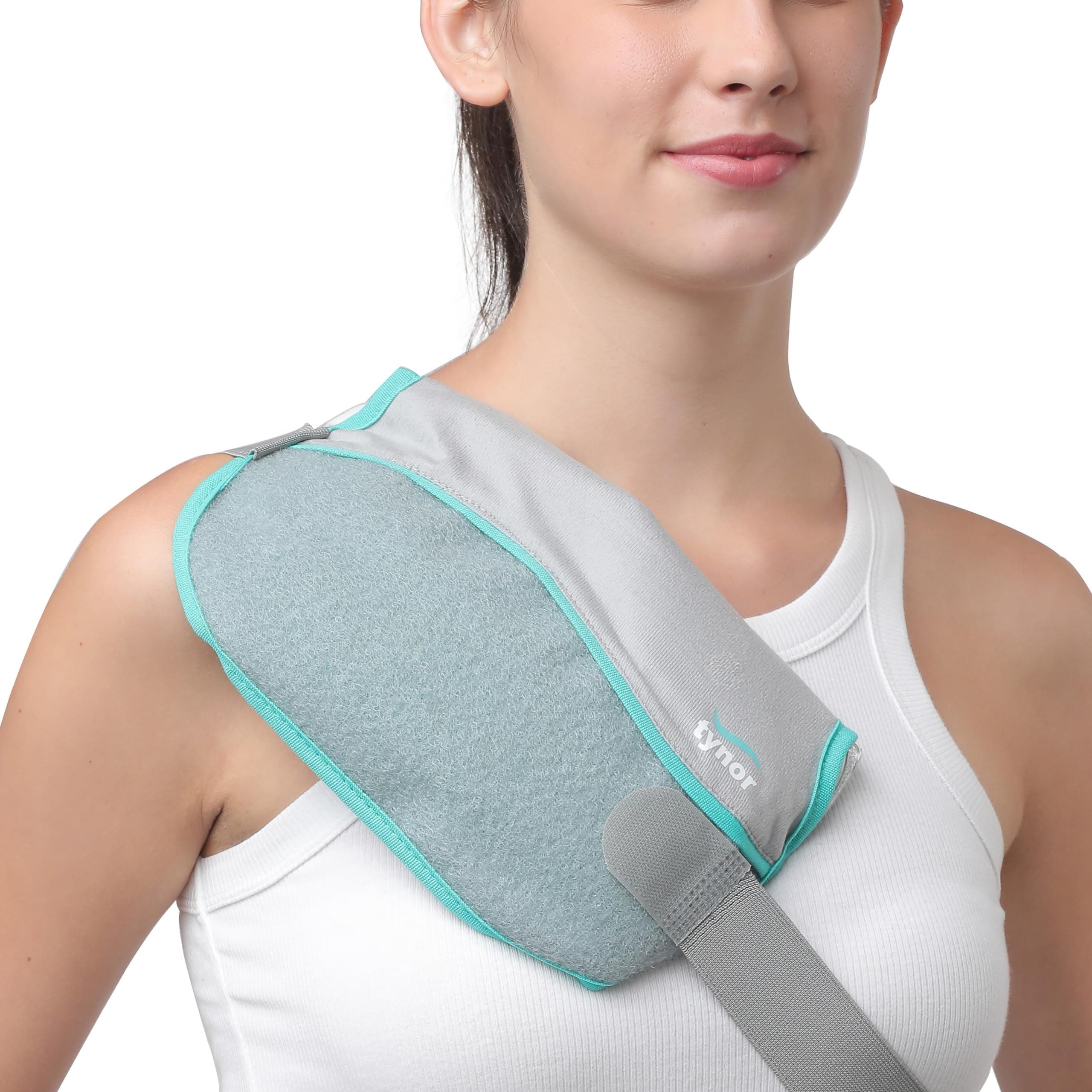 Tynor Hot & Cold Pack (Beads) | Therapy Pack for Pain Relief, Reusable Compress for Injuries & Swelling | Universal Size (Grey, 1 Unit)