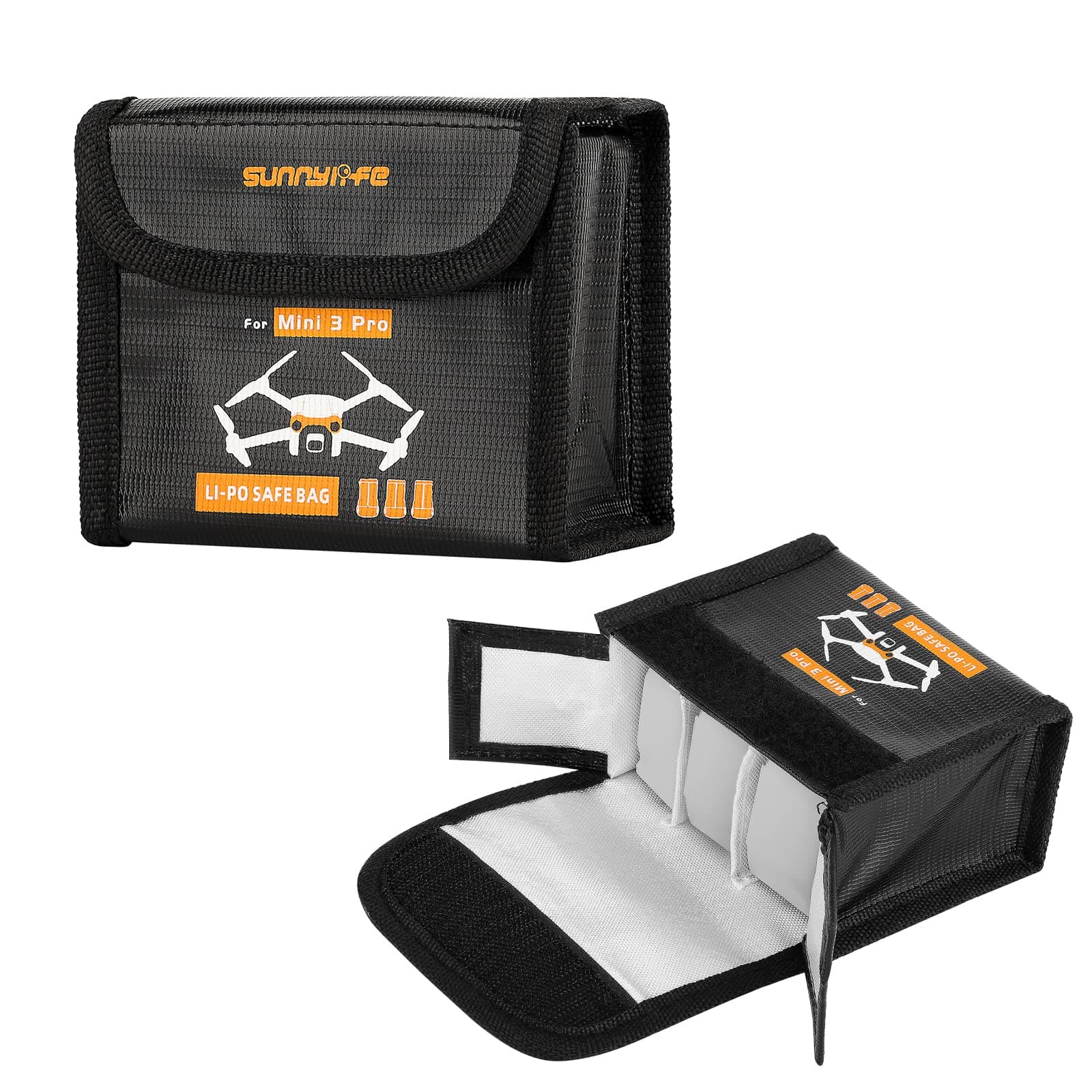 Mini 3 Pro Battery Safe Bag Fireproof Explosion-Proof Lipo Batteries Protector Storage for DJI Mini 3 Pro Battery Accessories